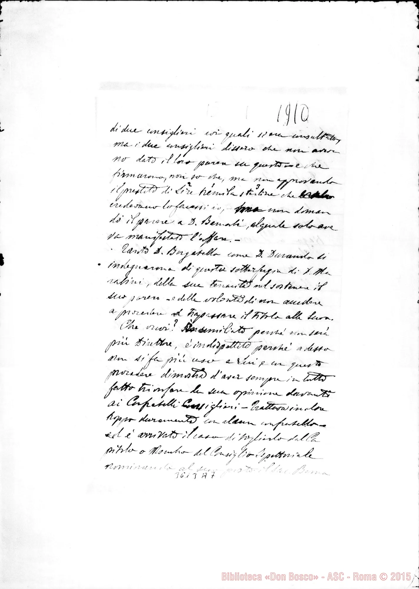 Fotogramma A 7 — Mons. Fagnano-Don Rinaldi. Puntarenas, 15-01-1910