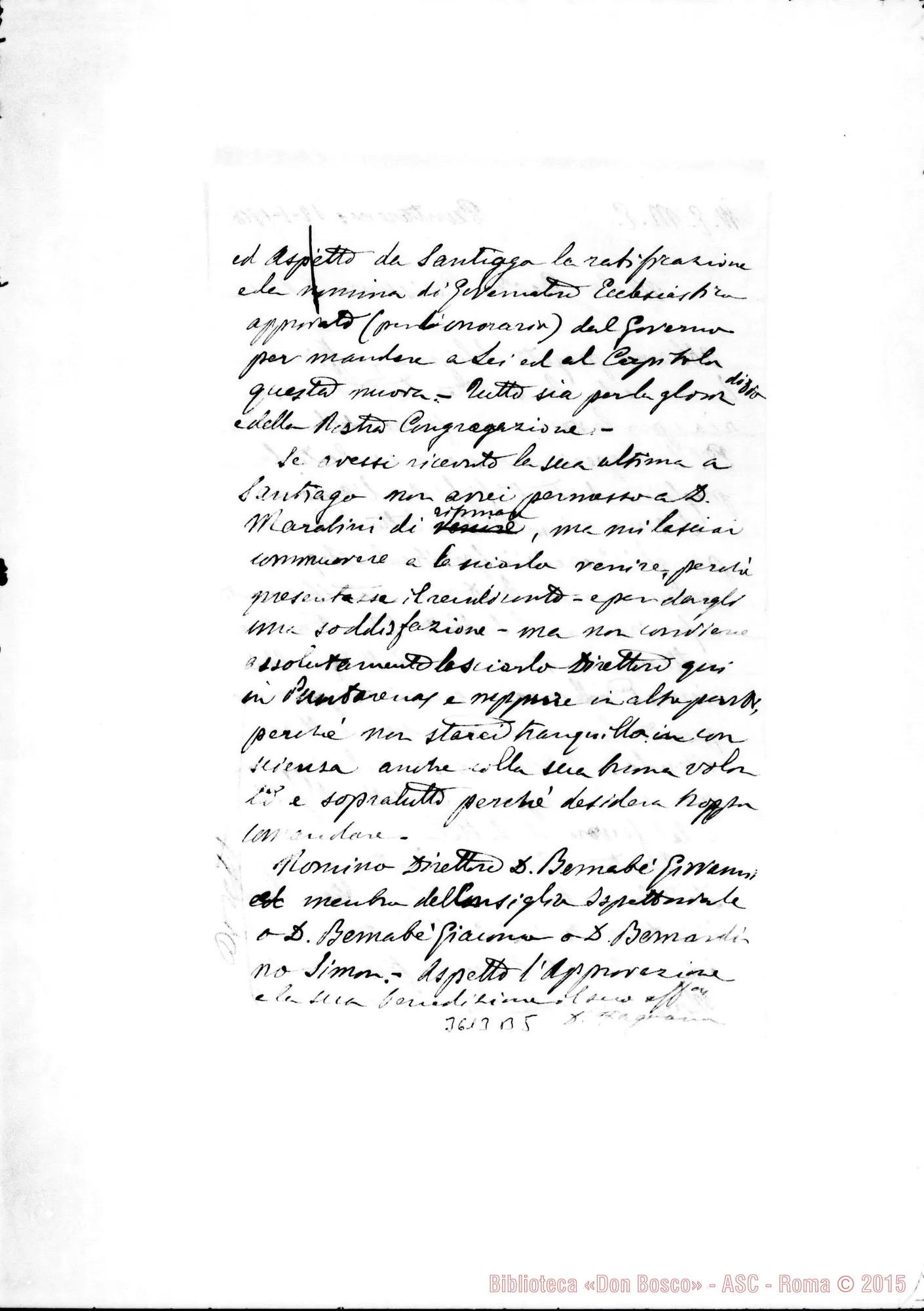 Fotogramma B 5 — Mons. Fagnano-Don Rua. Puntarenas, 19-01-1910