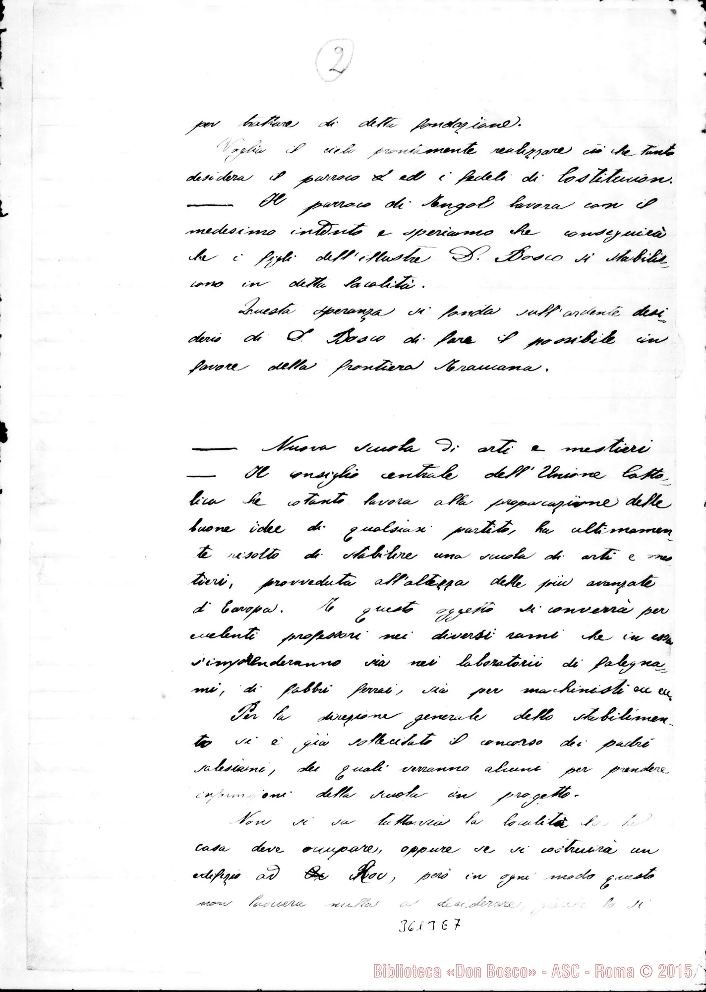 Fotogramma E 7 — Relazione dei funerali A Don Bosco. 1888