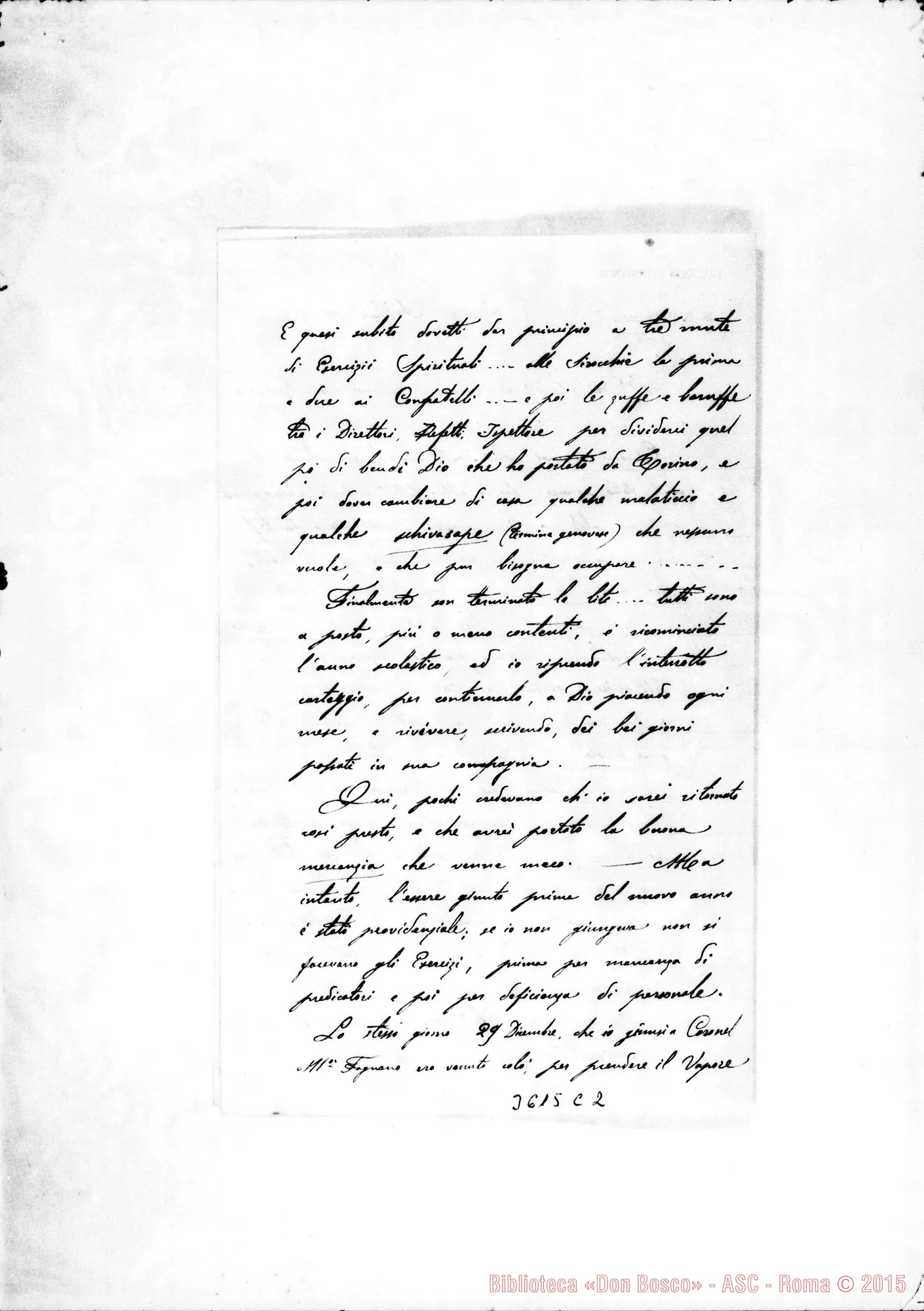 Fotogramma C 2 — Don Tomatis-Don Lazzero. Santiago, 10-02-1895