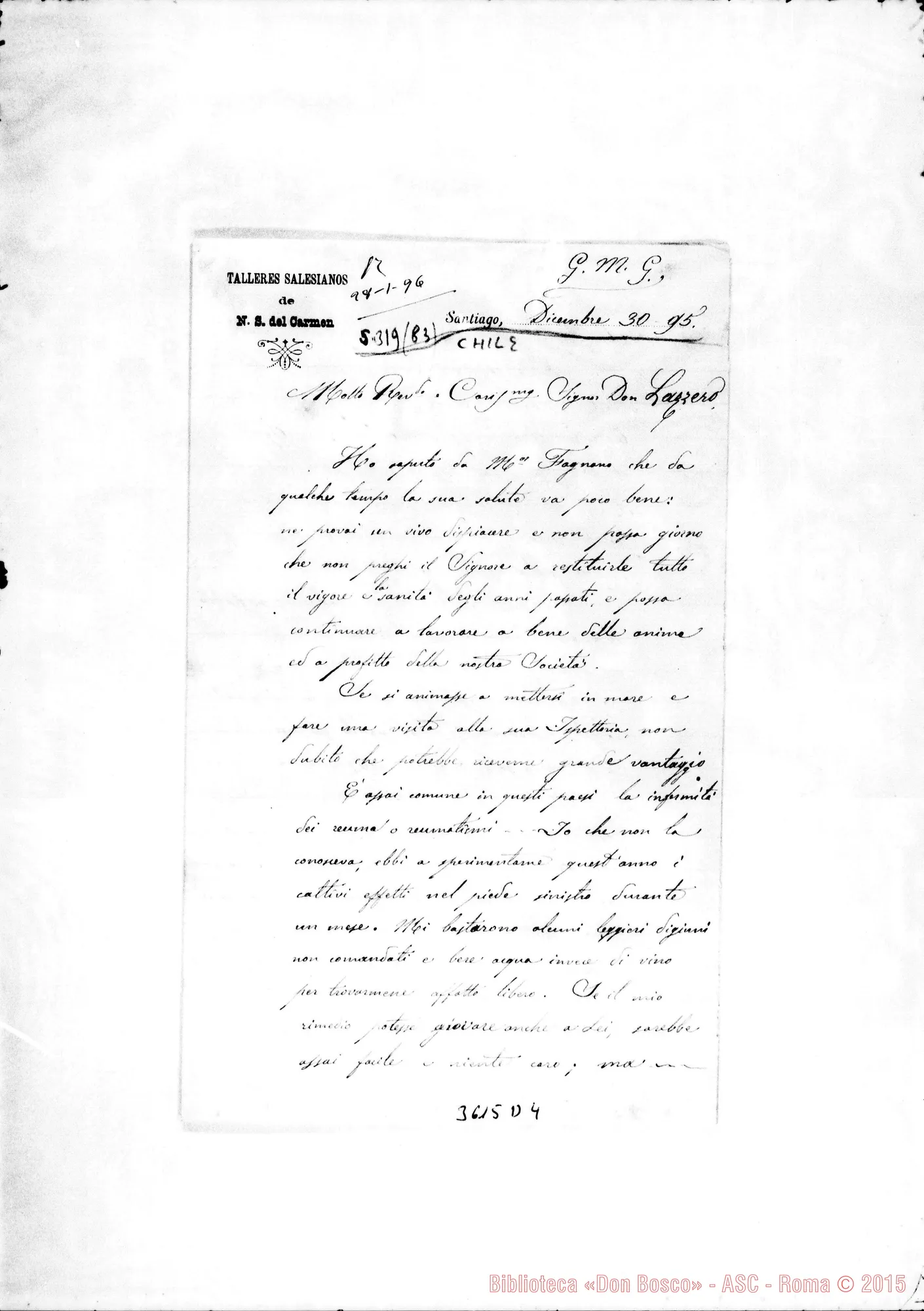 Fotogramma D 4 — Don Tomatis-Don Lazzero. Santiago, 30-12-1895
