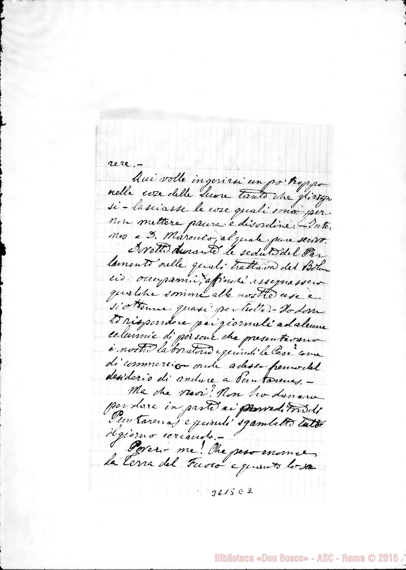 Fotogramma E 2 — Mons. Fagnano-Don Albera. Santiago, 10-02-1896