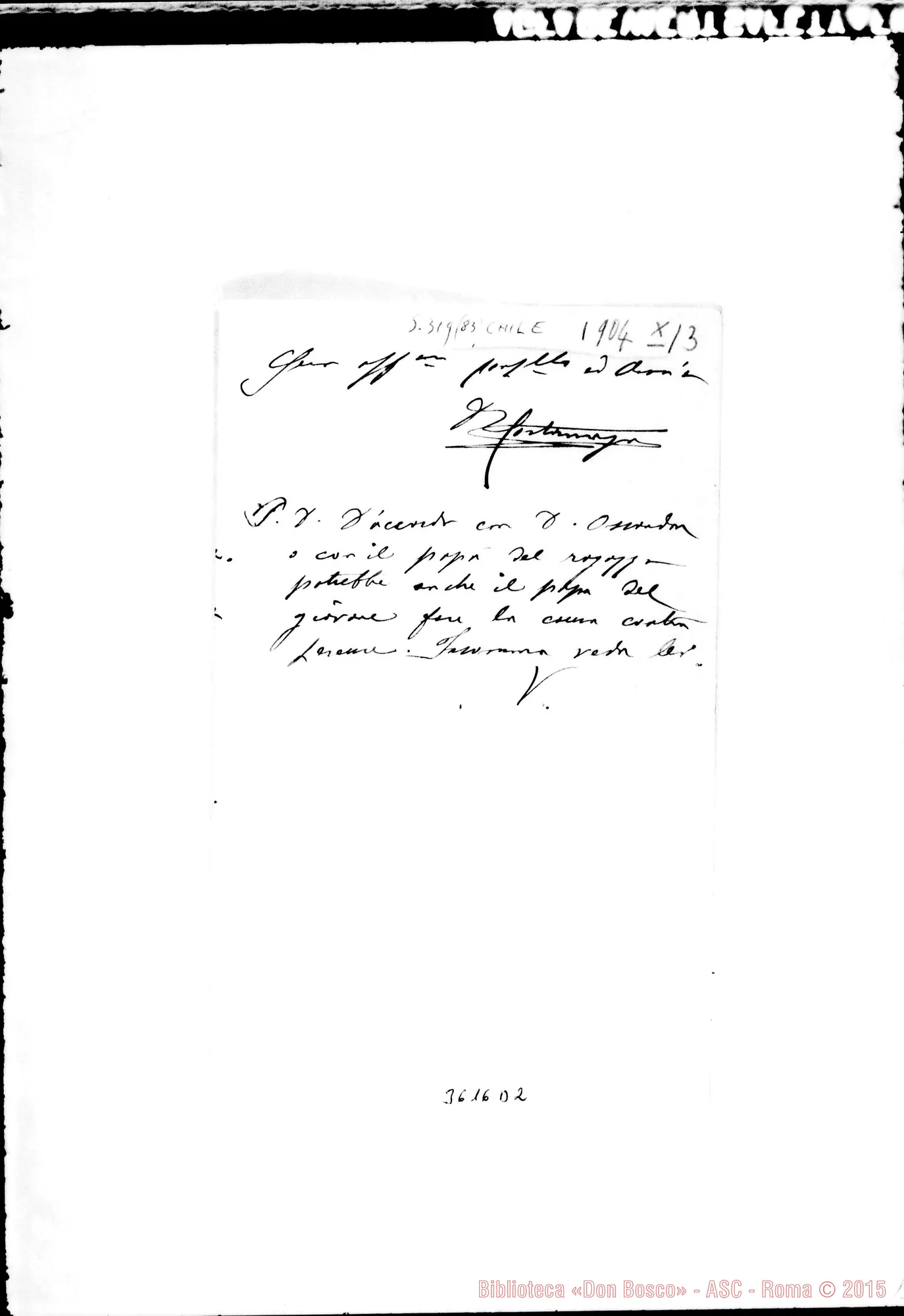 Fotogramma D 2 — Don Luis Costamagna-Don Turriccia, il 13-10-1904