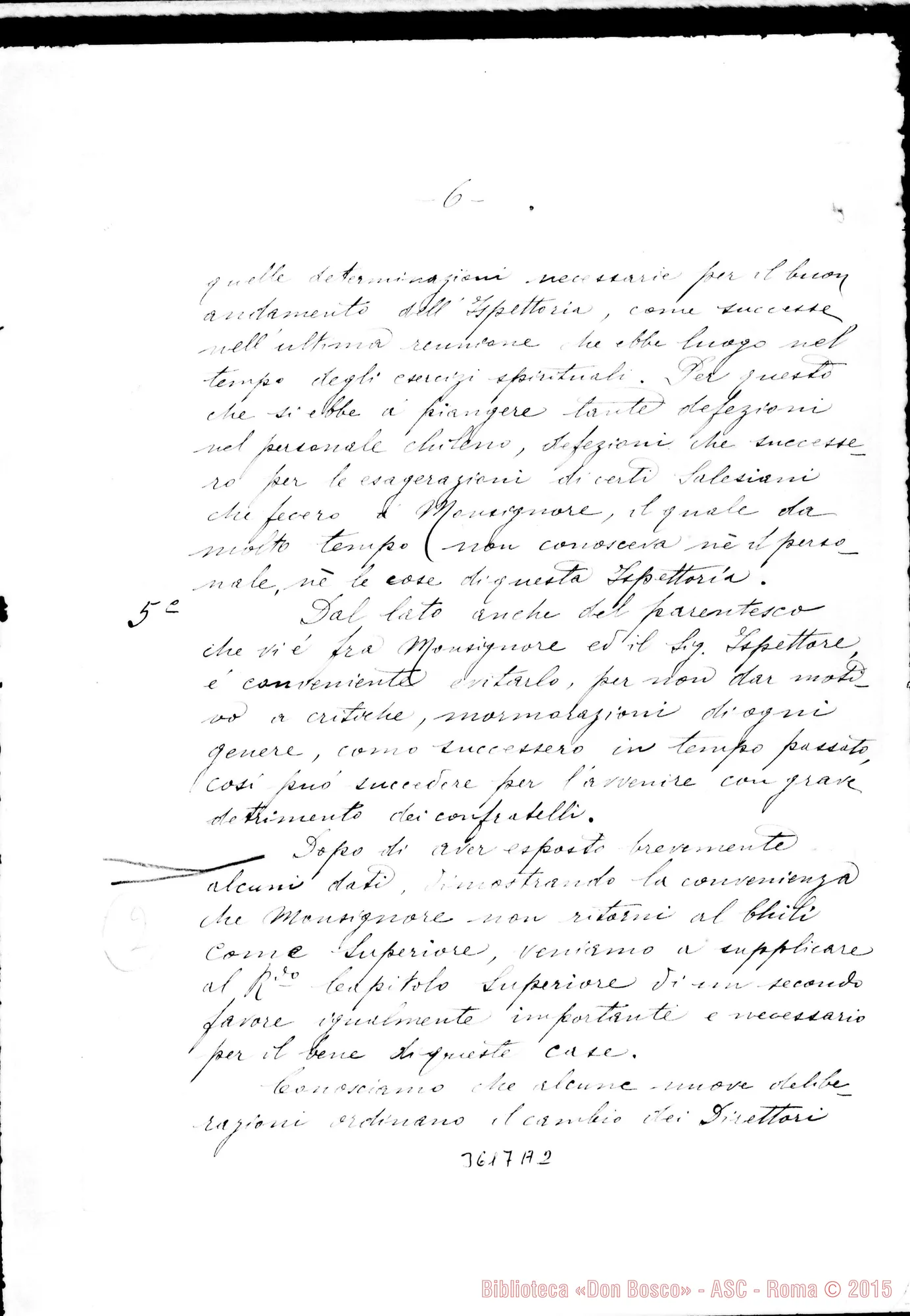 Fotogramma A 2 — Don Daniele Raimondo-Capitolo Superiore, il 21-10-1905