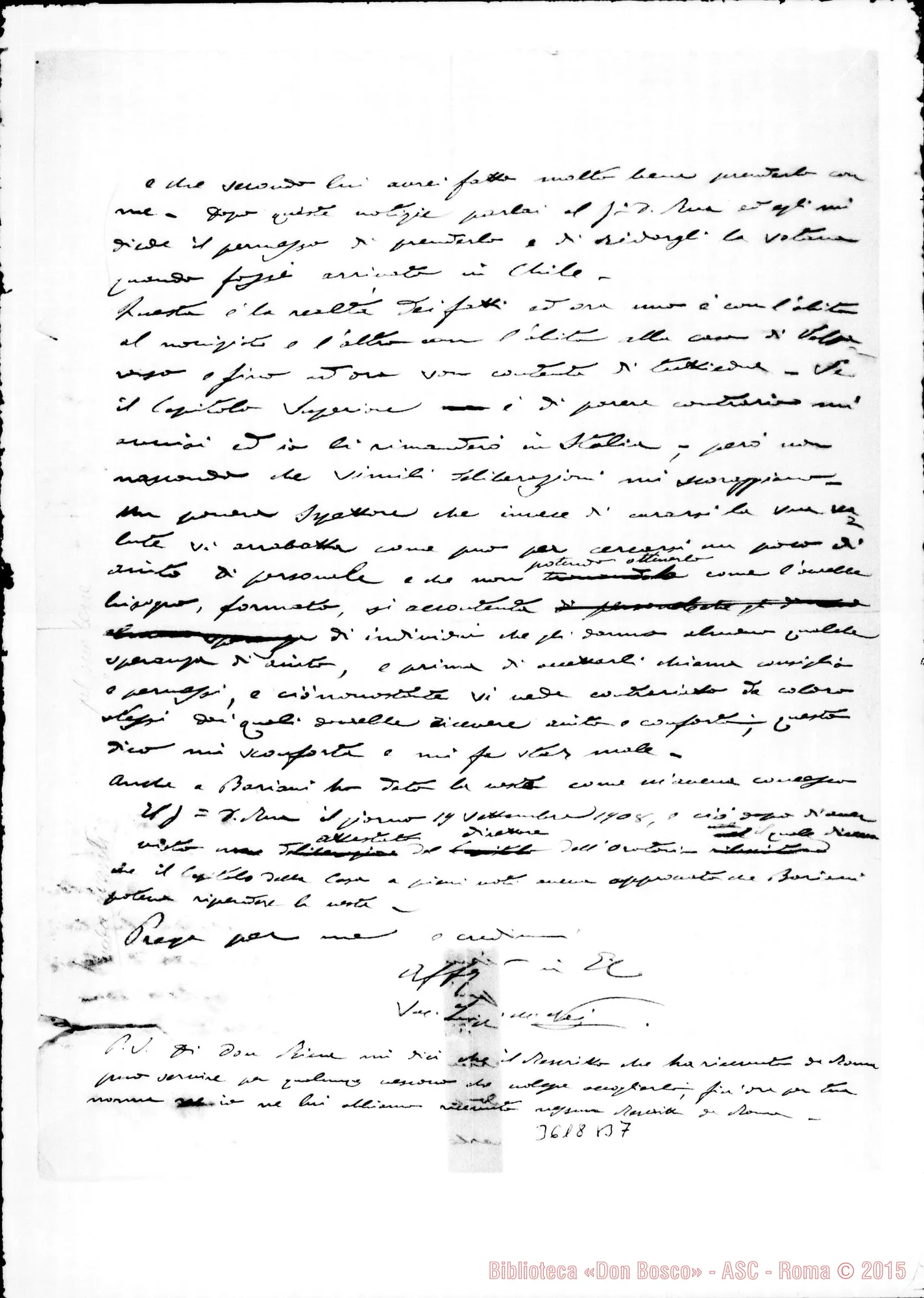 Fotogramma B 7 — Don Nai Luigi-Don Gusmano. Santiago, 27-06-1909