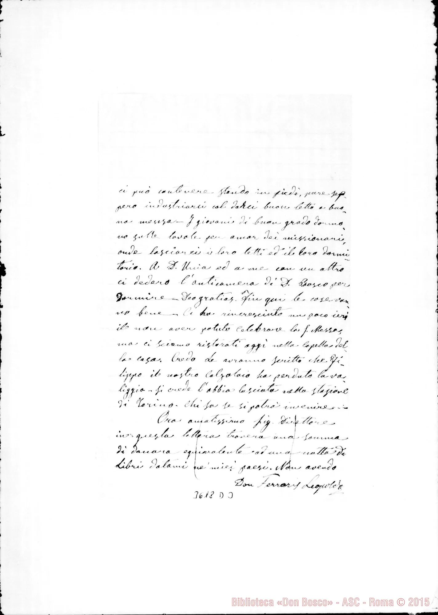 Fotogramma D 3 — Don Leopoldo Ferrari-Direttore. Parigi, 5-01-1890. Incompleta