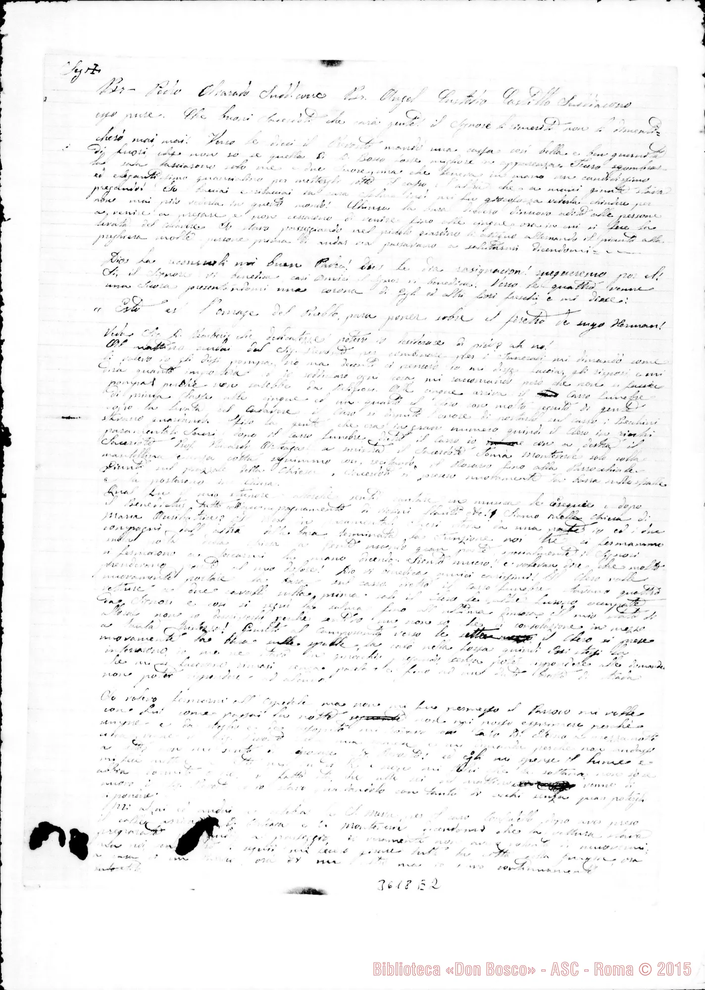 Fotogramma E 2 — Don Michele Unia-Don Barberis. Caracas, 31-01-1890