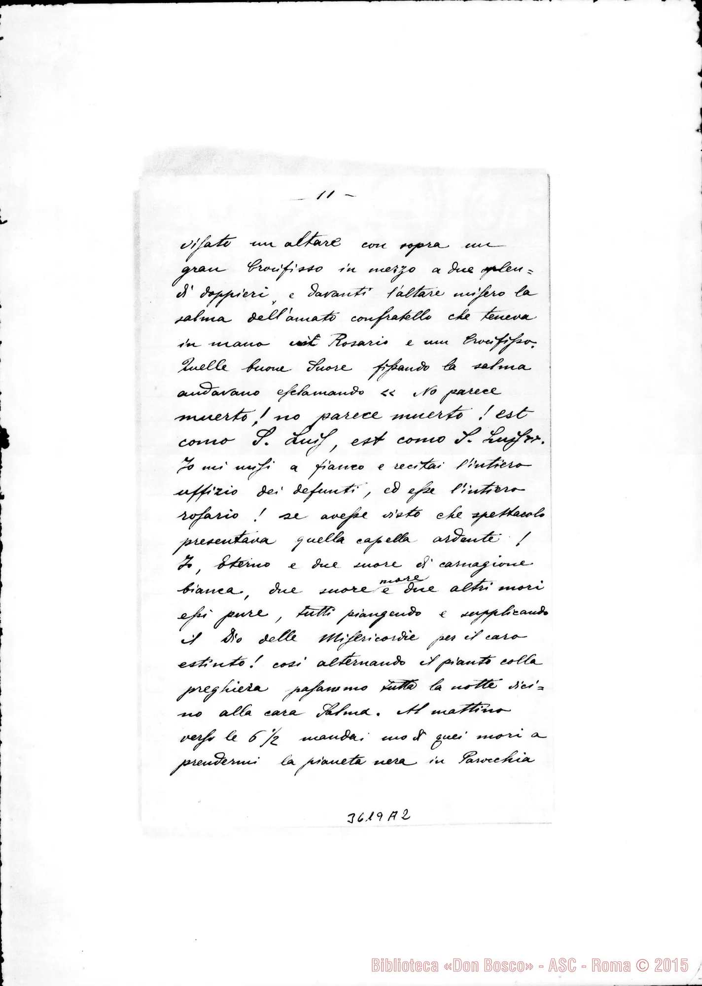 Fotogramma A 2 — Don Michele Unia-Don Barberis. Caracas, 31-01-1890