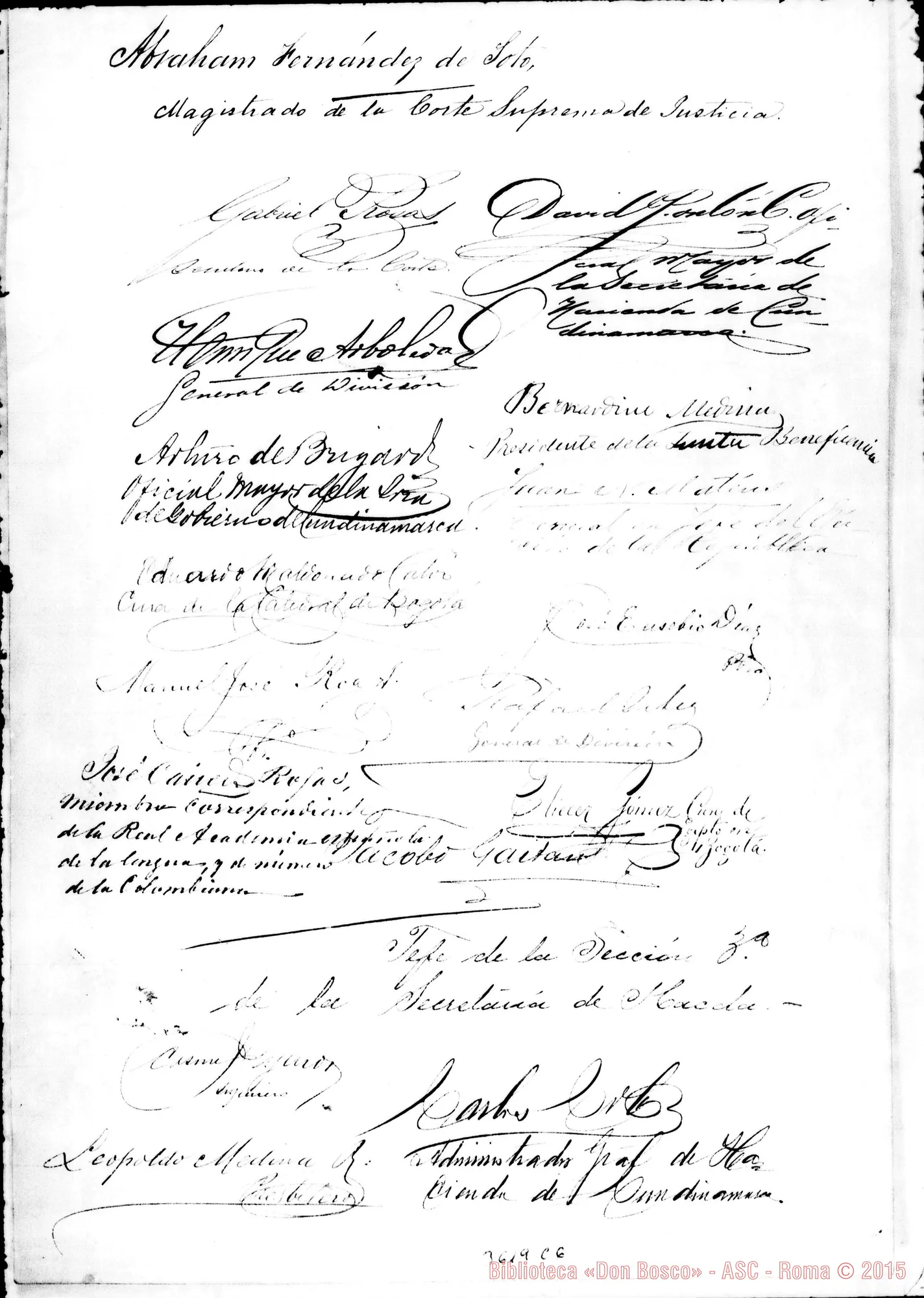 Fotogramma C 6 — Lettera collettiva-Don Rua. Bogotá, 24-05-1889 All. minuta di risposta