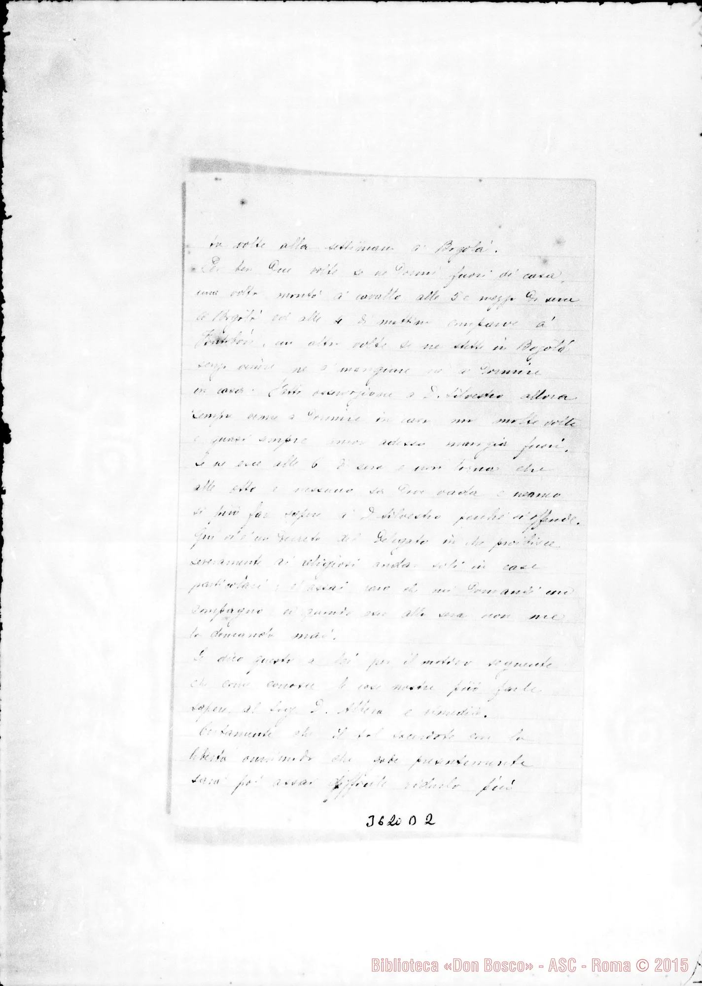 Fotogramma D 2 — Don Giacinto Bassignana-Don Gusmano. Bogotá, 11-3-1903