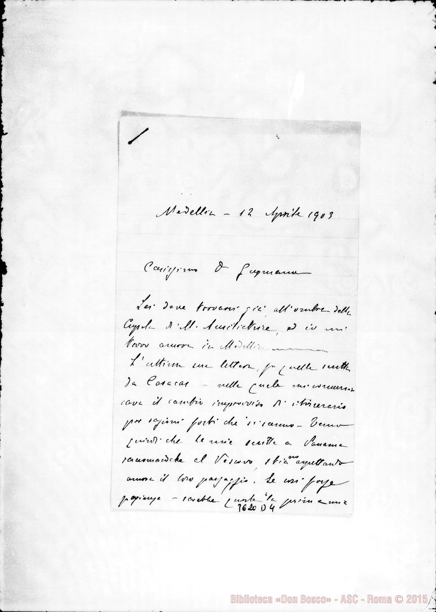 Fotogramma D 4 — Don Evasio Rabagliati-Don Gusmano. Medellin, 12-04-1903