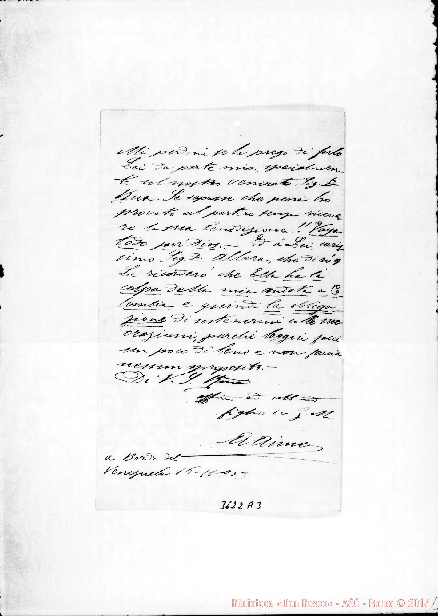 Fotogramma A 3 — Don Aime Antonio-Don Albera. Venezuela, 16-11-1903