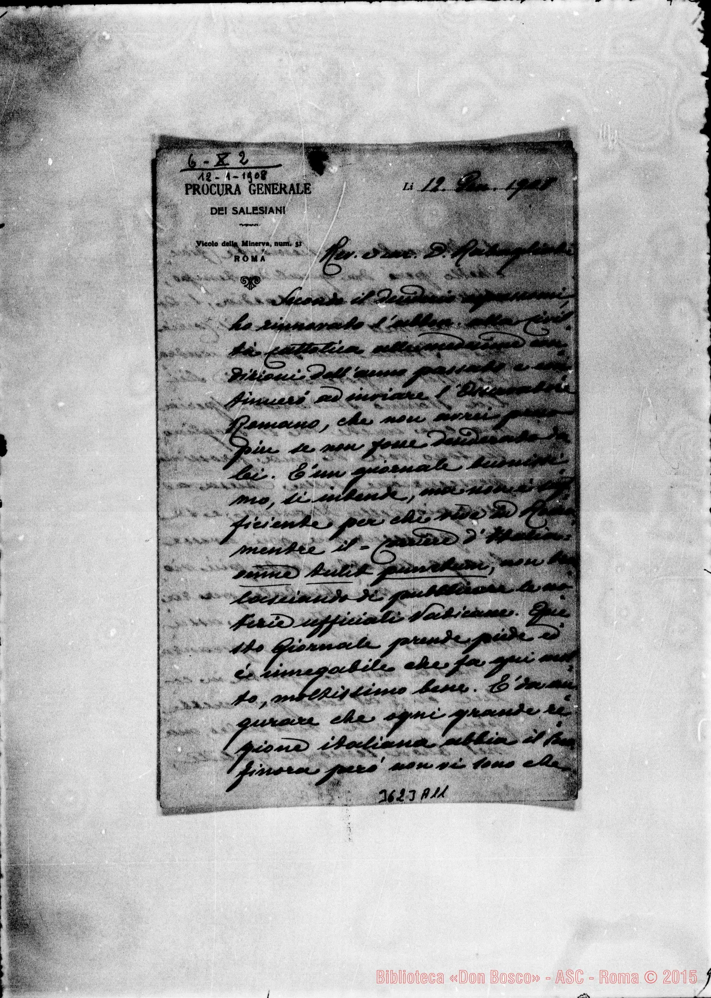 Fotogramma A 11 — Don Marenco-Don Rabagliati. Roma, 12-01-1908