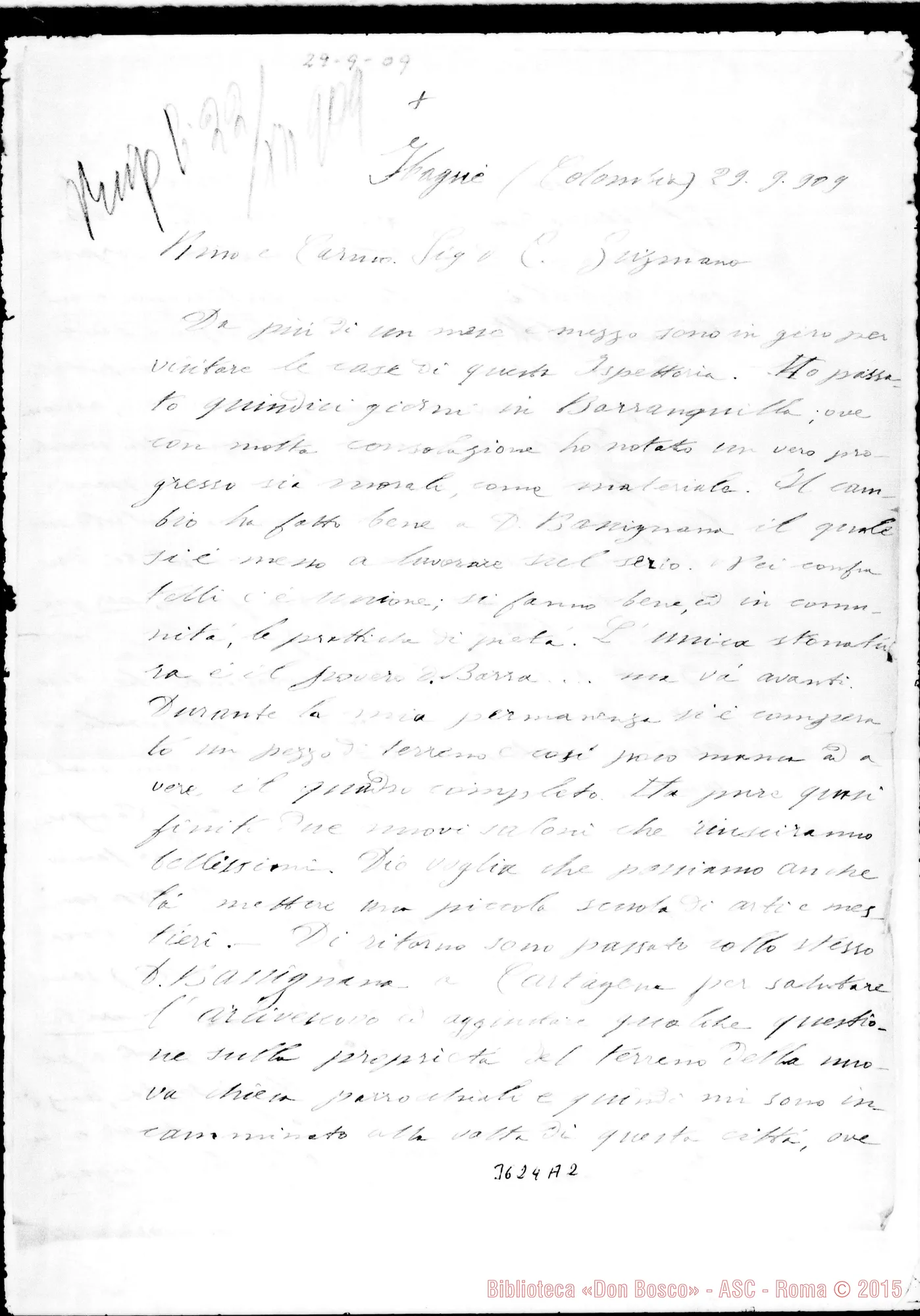 Fotogramma A 2 — Don Aime-Don Gusmano. Ibagué, 29-09-1909