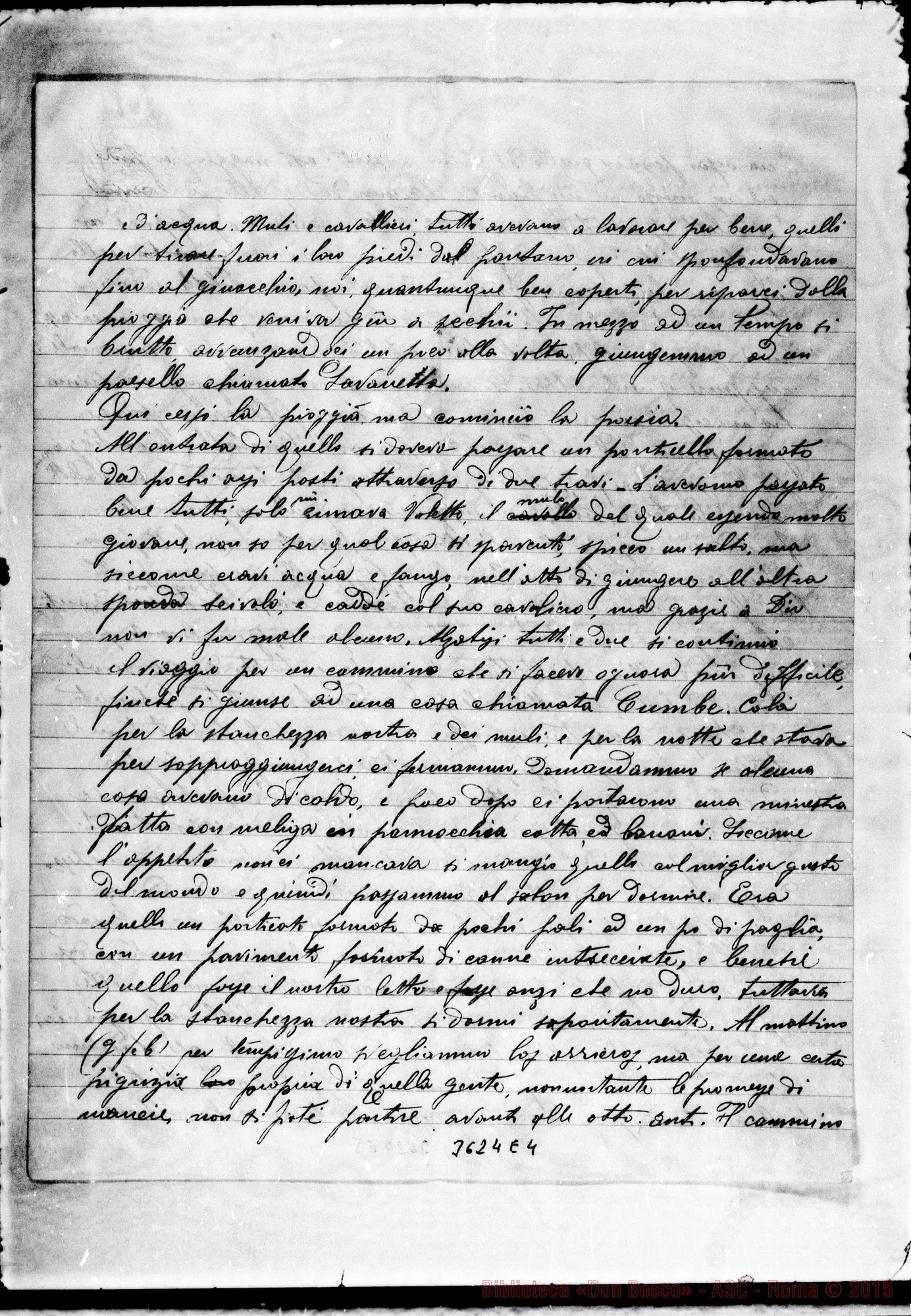 Fotogramma E 4 — Ch. Giuseppe Taricco-Direttore. Quito, 20-02-1890
