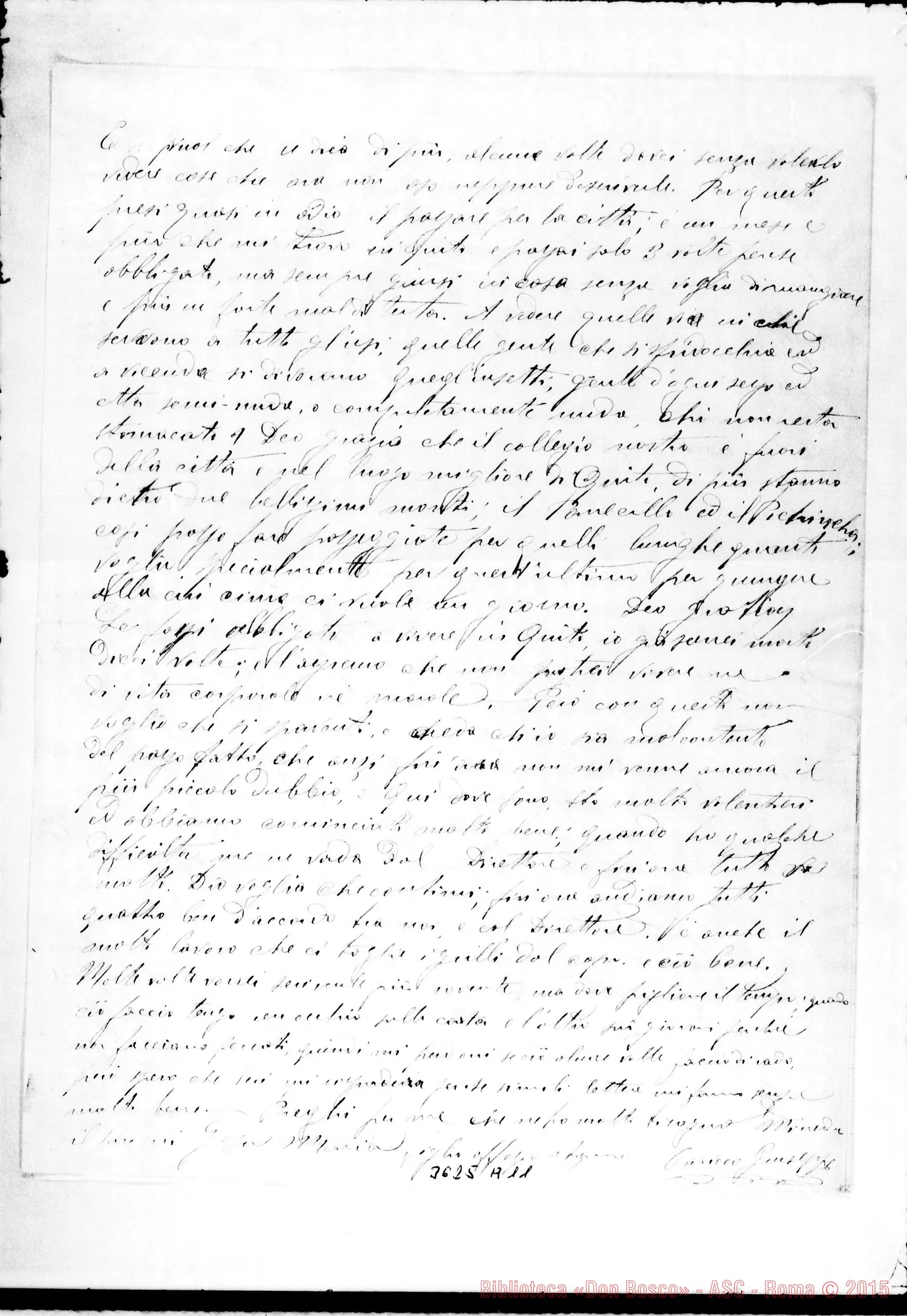 Fotogramma A 11 — Ch. Giuseppe Taricco-Don Barberis. Quito, 26-03-1890
