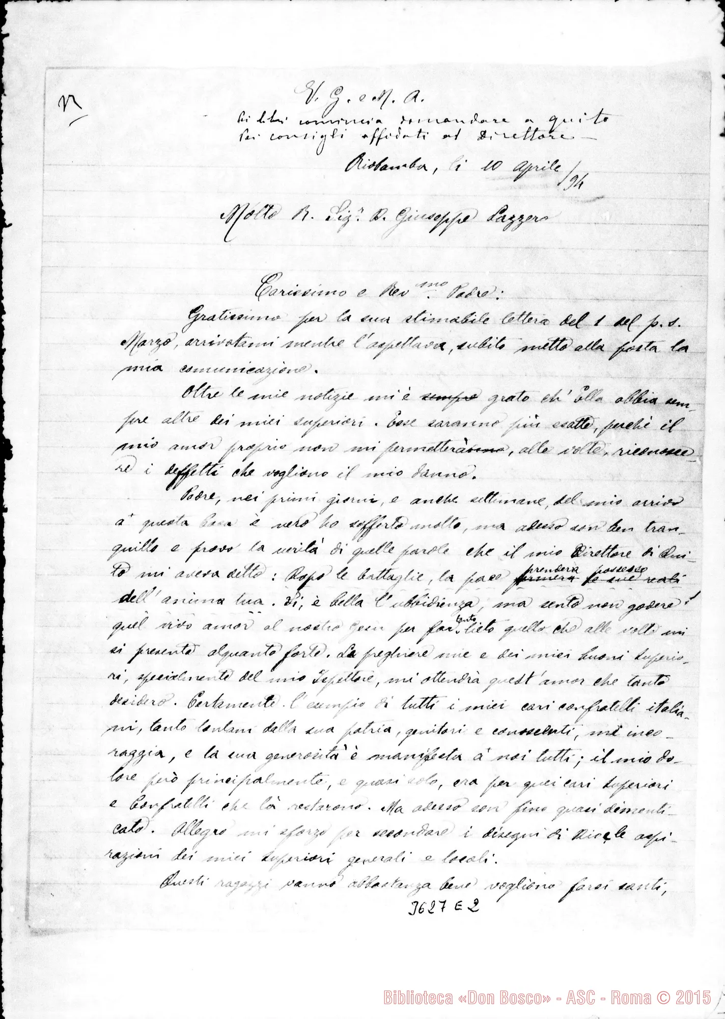 Fotogramma E 2 — Ch. Victor Manuel Egas-Don Lazzero. Riobamba, 10-04-1894