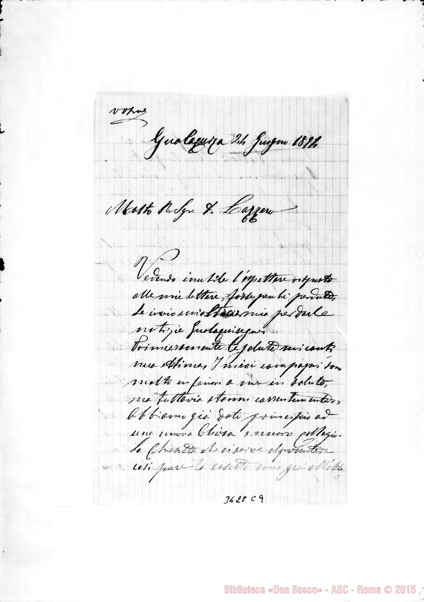 Fotogramma C 9 — Don Francesco Mattana-Don Lazzero. Gualaquiza, 24-06-1894