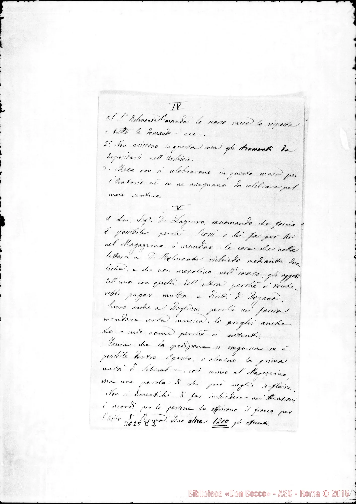 Fotogramma D 2 — Don Fusarini-Don Lazzero. Riobamba, 27-06-1894