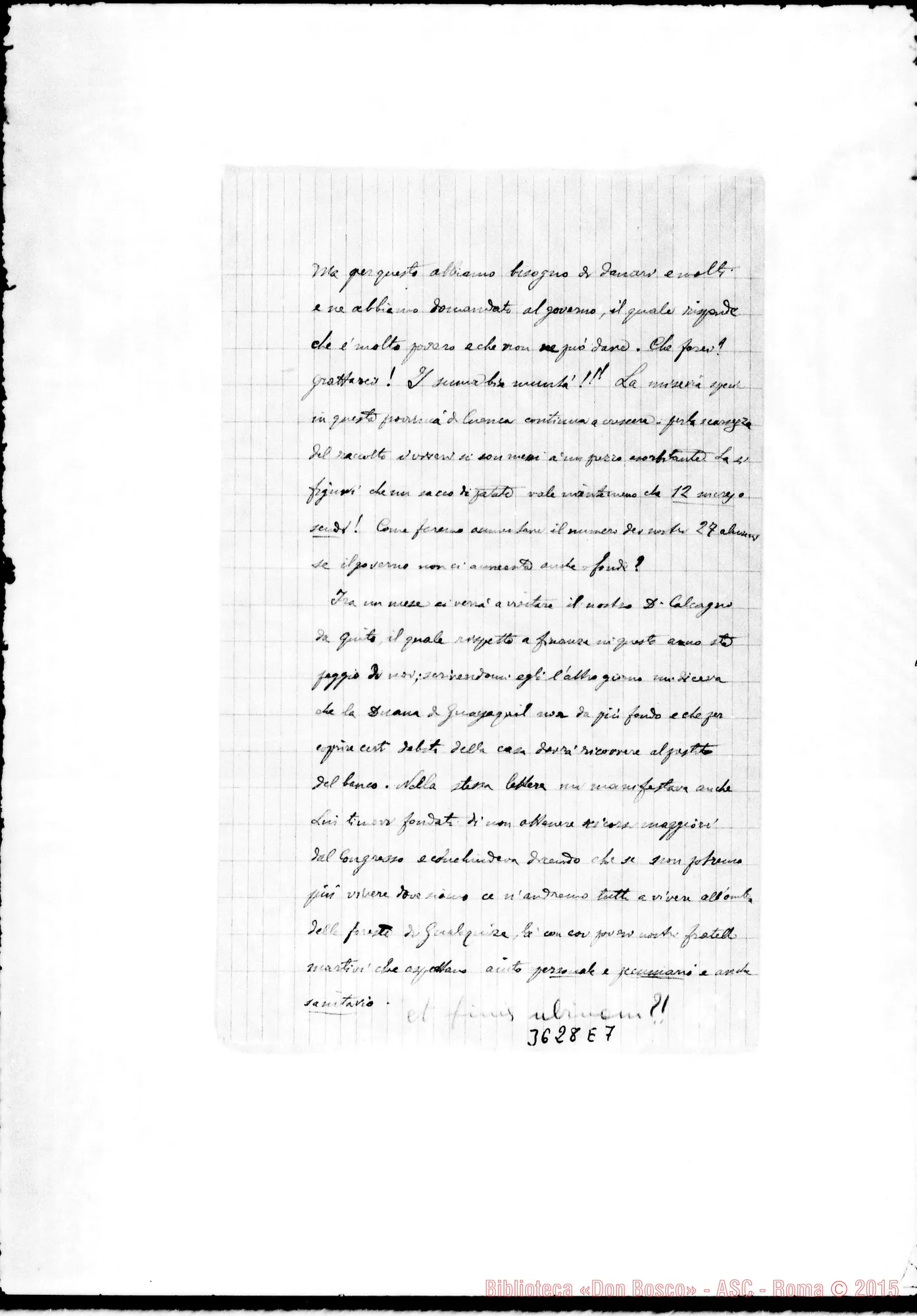 Fotogramma E 7 — Don Bruzzone Agostino-Superiore. Cuenca, 17-07-1894