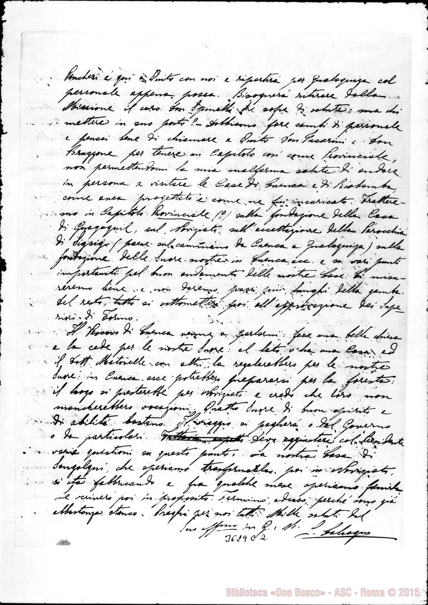 Fotogramma C 2 — Don Calcagno-Don Lazzero. Quito, 1-09-1894