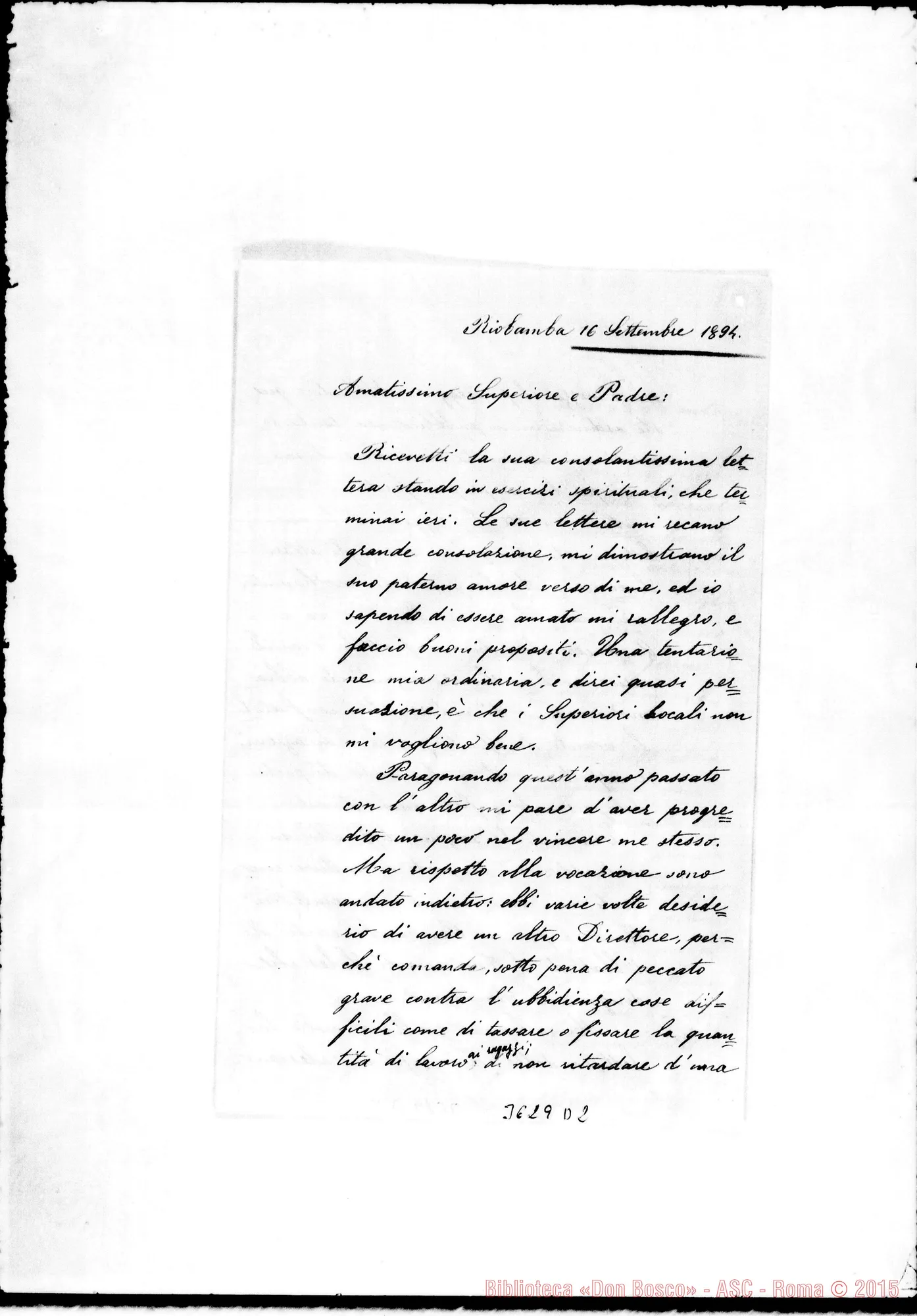 Fotogramma D 2 — Coad. Contes Germano-Amat.mo Superiore. Riobamba, 16-09-1894