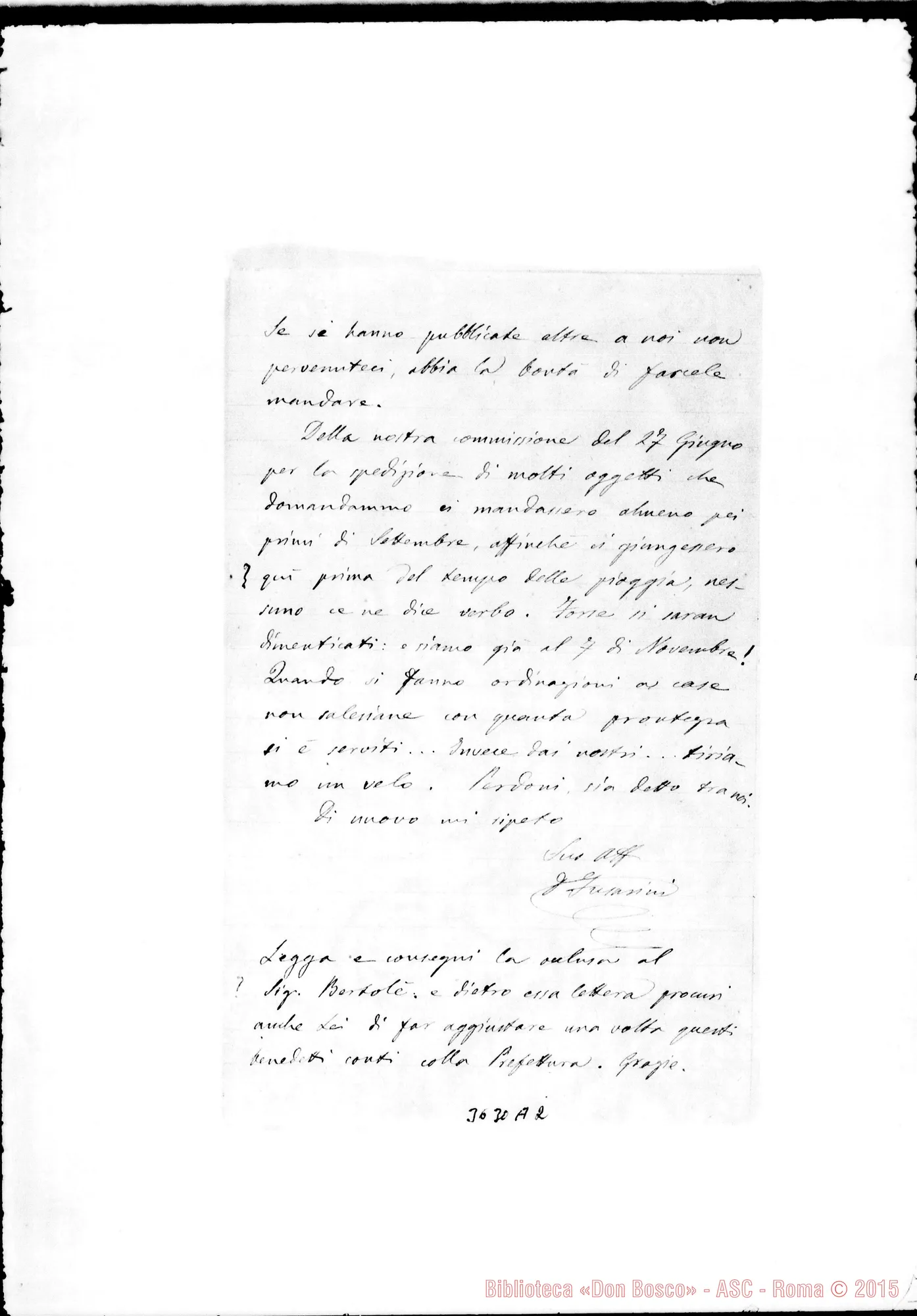 Fotogramma A 2 — Don Fusarini-Don Lazzero. Riobamba, 3-11-1894