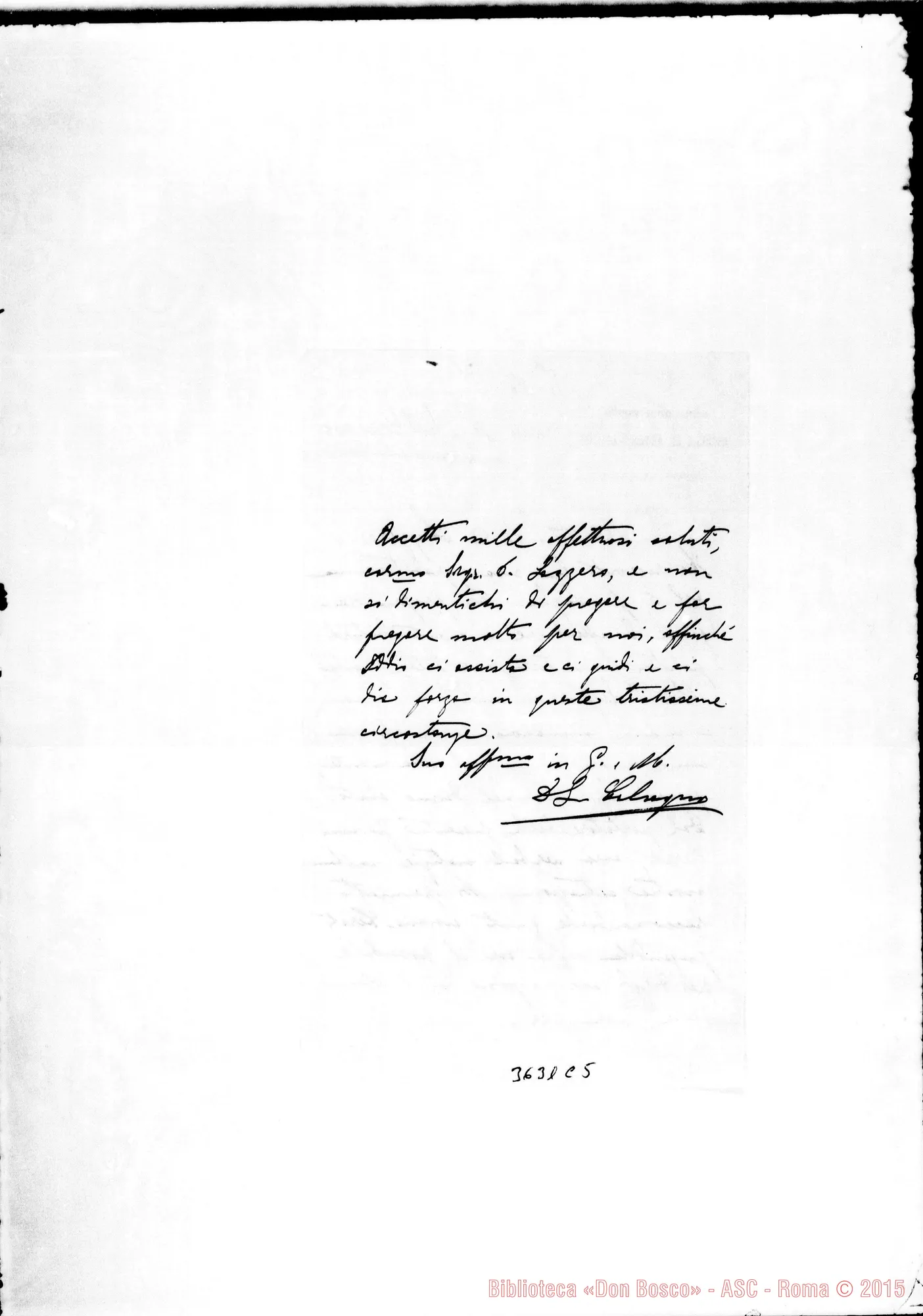 Fotogramma C 5 — Don Calcagno-Don Lazzero. Quito, 10-09-1895