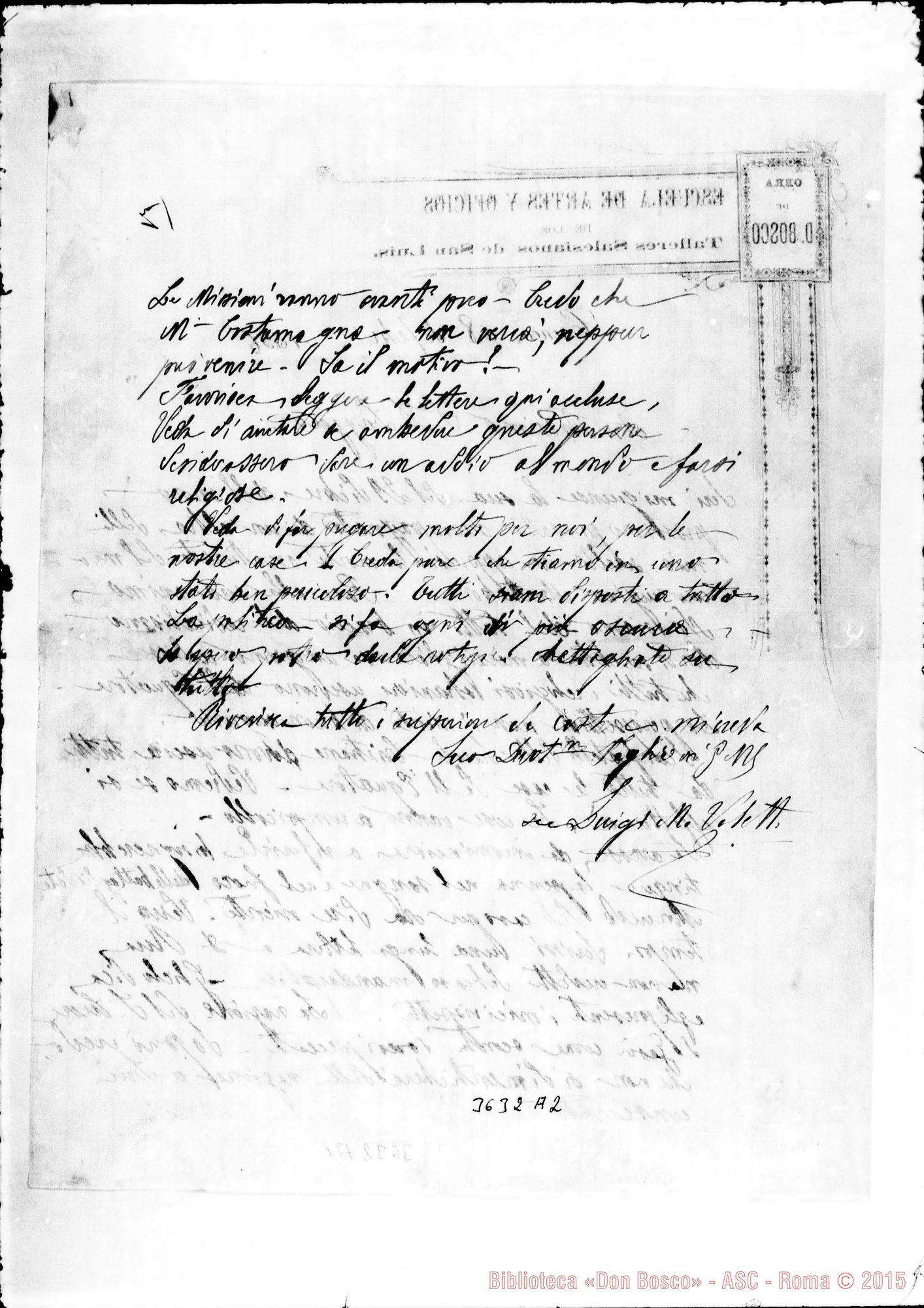 Fotogramma A 2 — Don Luigi Valetto-Don Lazzero. Cuenca, 8-02-1896