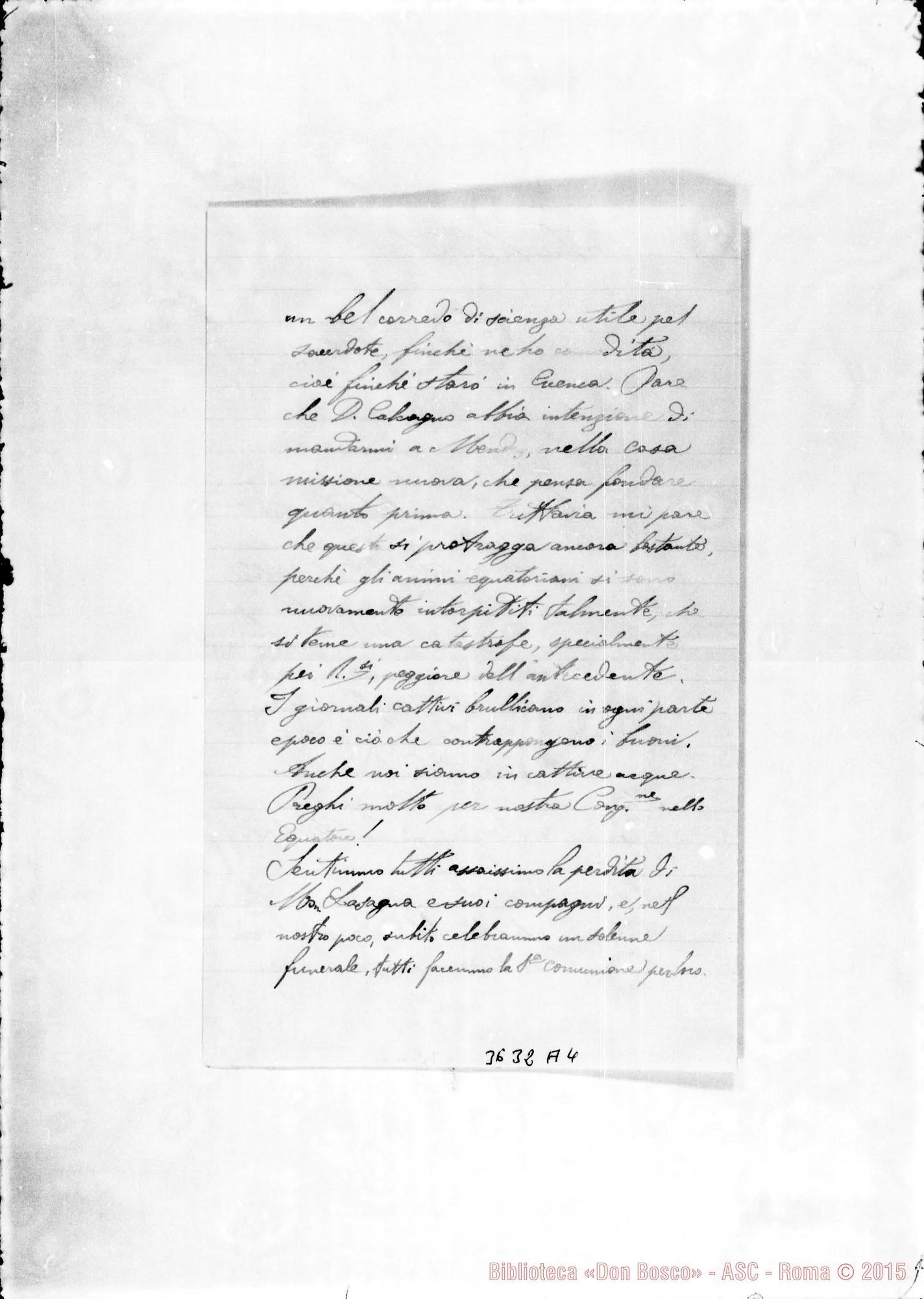 Fotogramma A 4 — Don Luigi Giaccardi-Don Lazzero. Cuenca, 24-02-1896