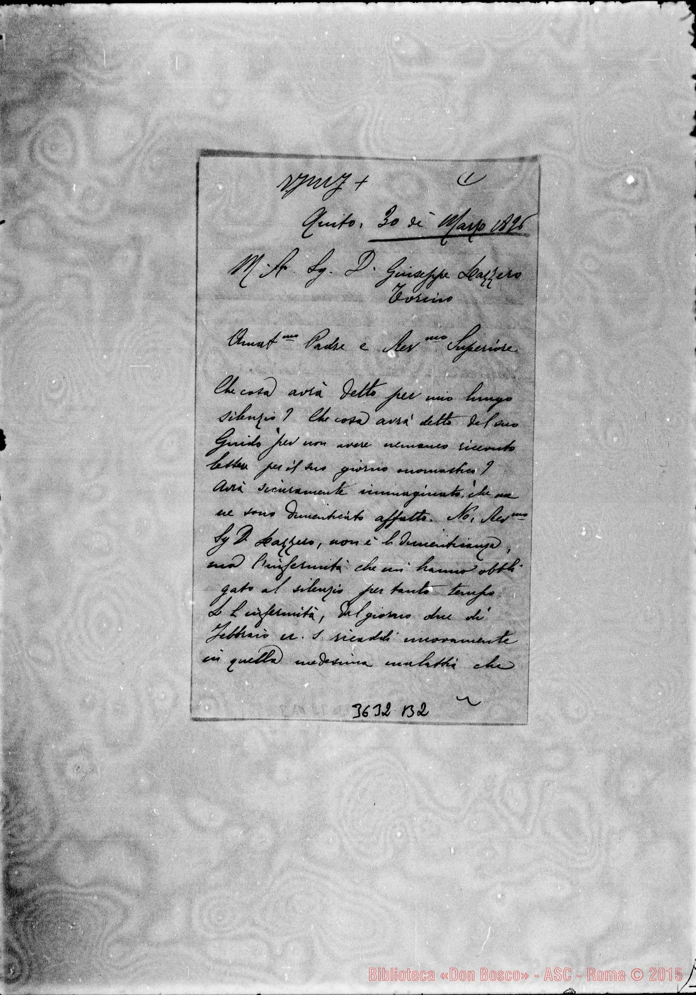 Fotogramma B 2 — Don Guido Rocca-Don Lazzero. Quito, 30-03-1896