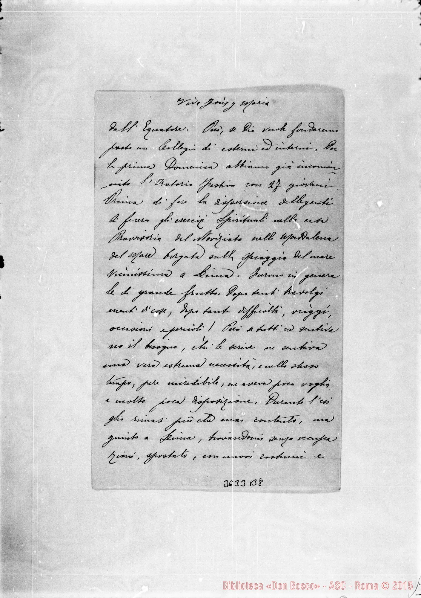 Fotogramma B 8 — Don Guido Rocca-Don Lazzero. Callao, 6-12-1896