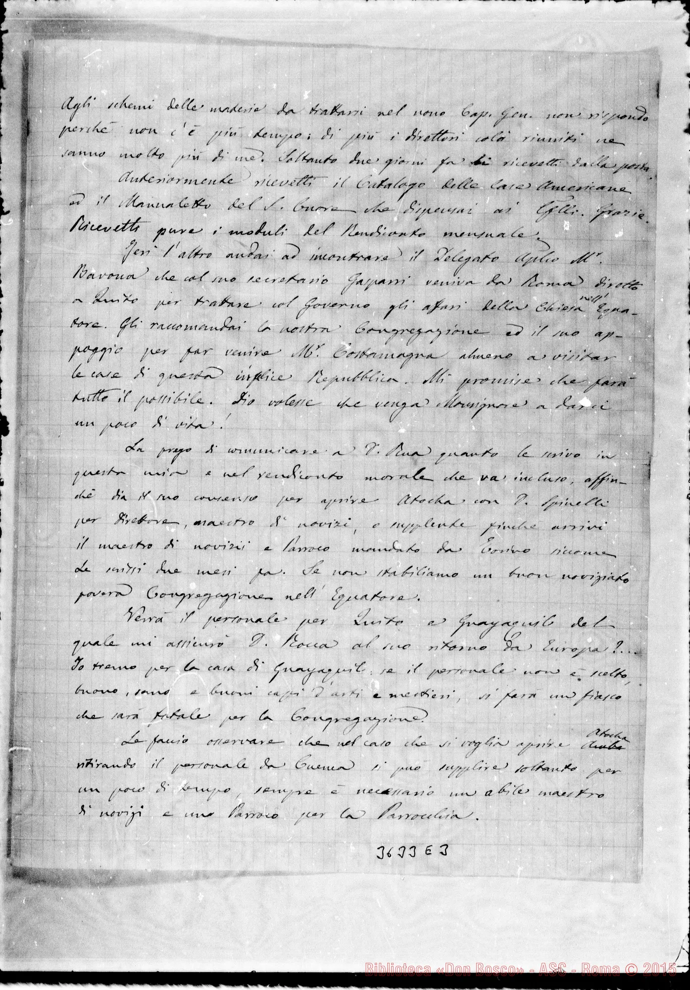 Fotogramma E 3 — Don Fusarini-Don Barberis. Riobamba, 22-08-1901