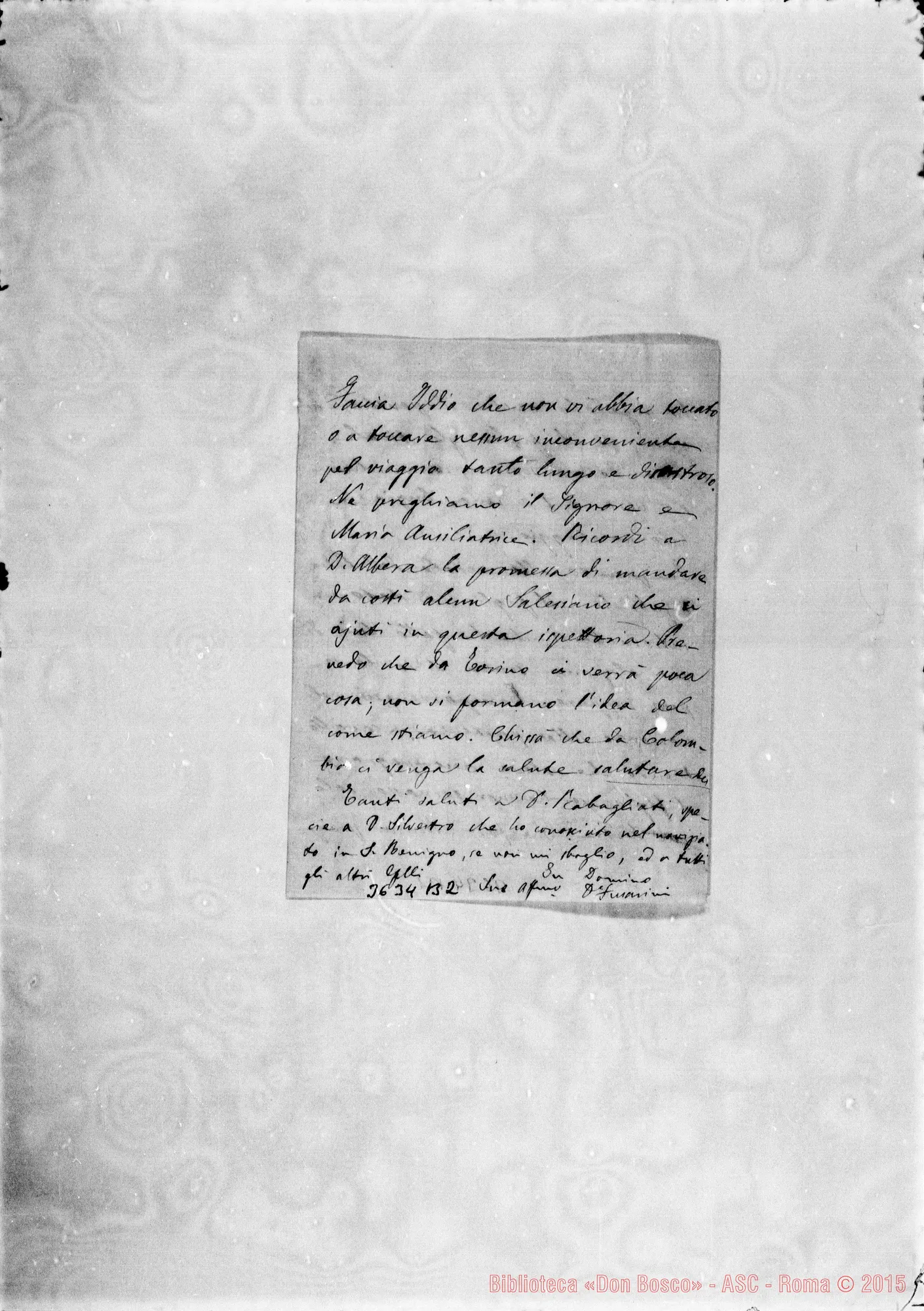Fotogramma B 2 — Don Fusarini-Don Gusmano. Riobamba, 7-08-1902