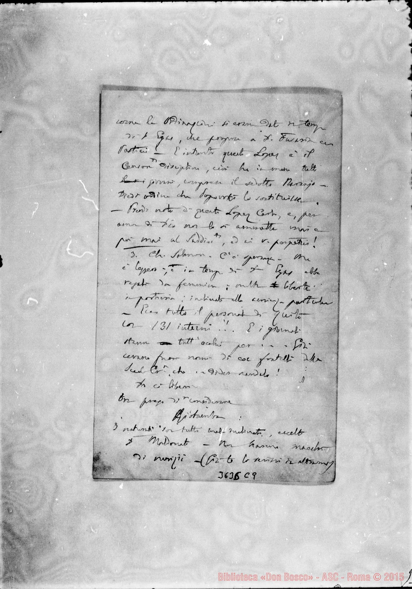 Fotogramma C 9 — Mons. Costamagna-Don Barberis. Guayaquil, 28-10-1890