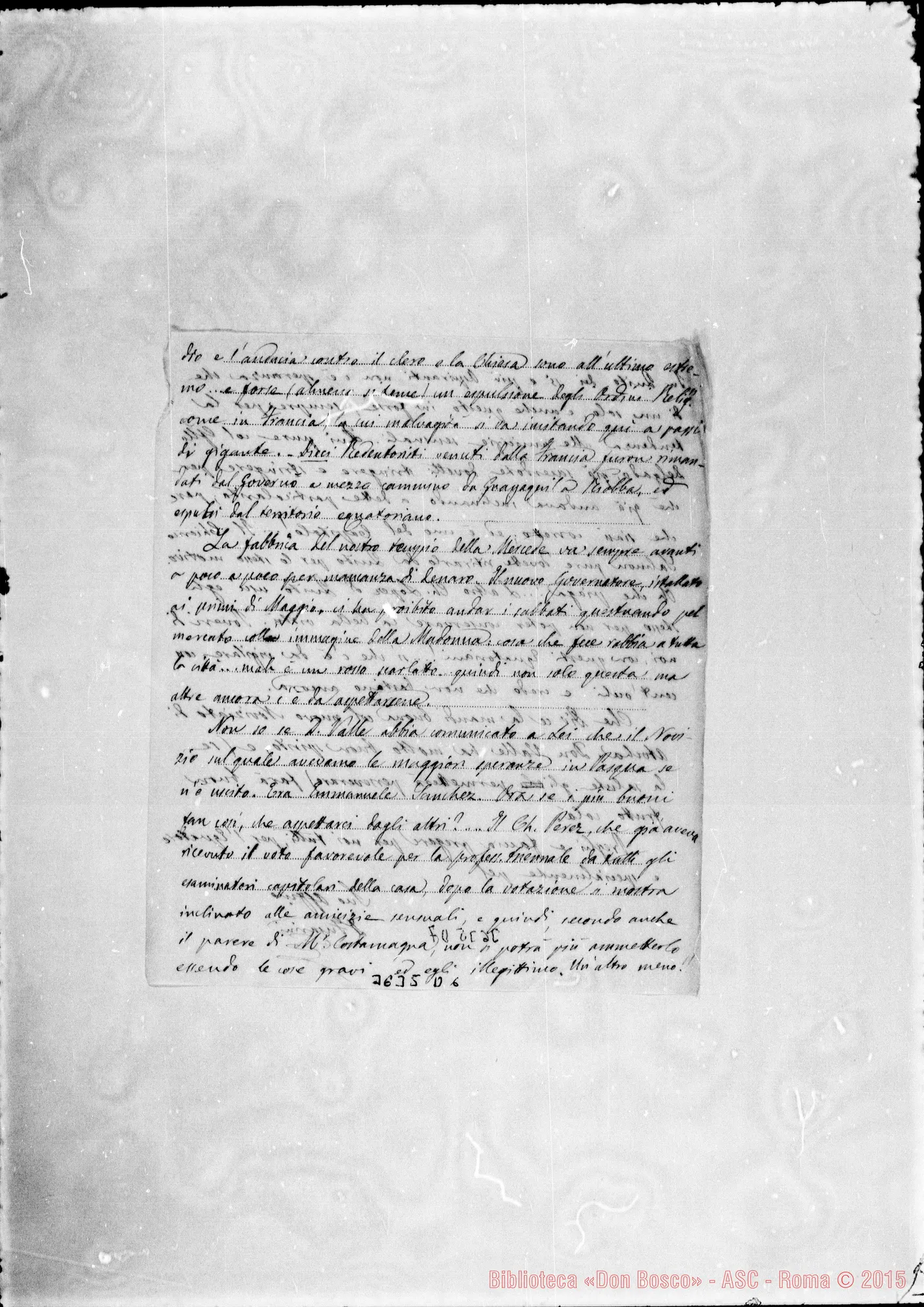 Fotogramma D 6 — Don Fusarini-Don Barberis. Riobamba, 25-06-1903