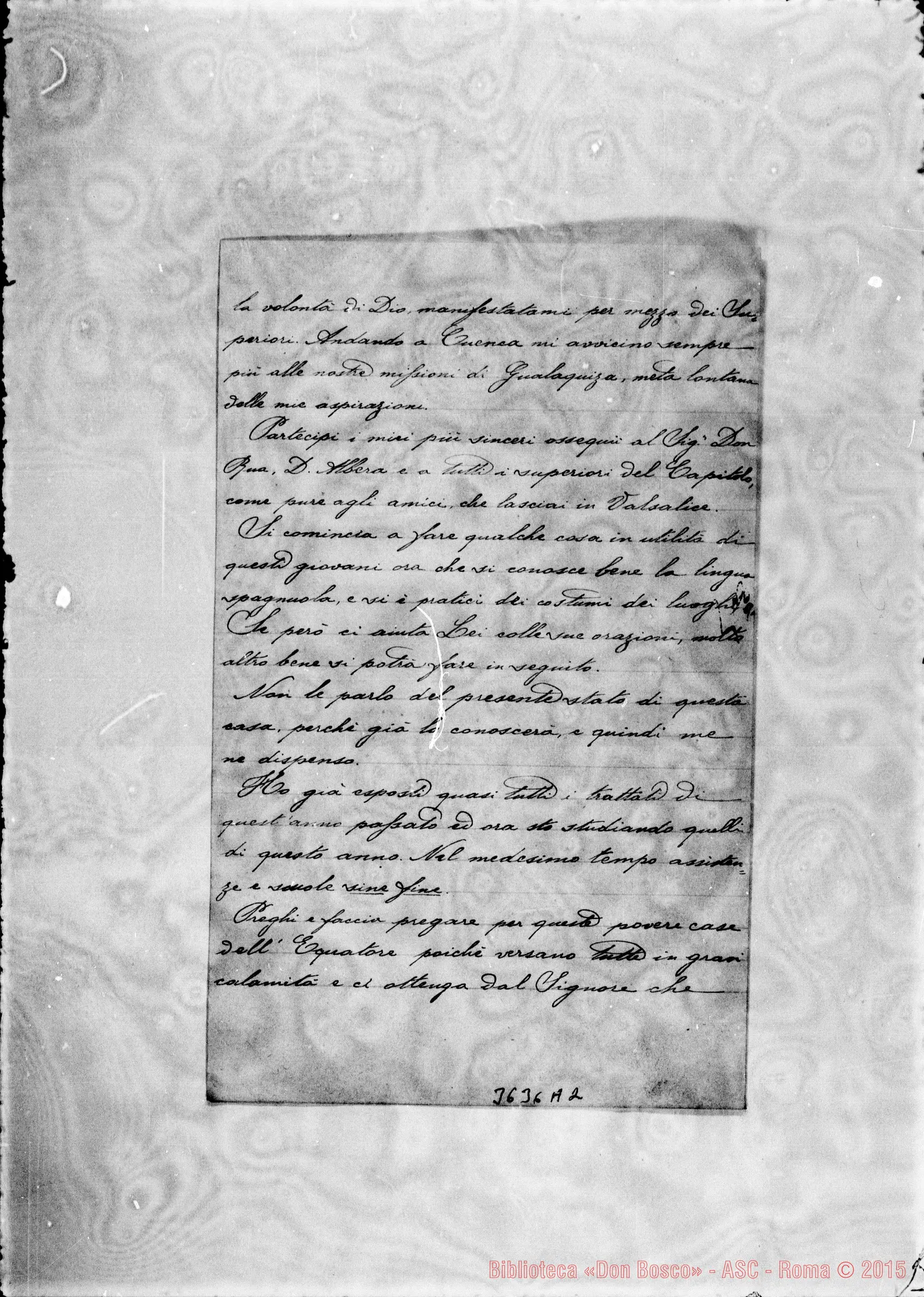 Fotogramma A 2 — Ch. Alfonso M. Rinaldi-Don Barberis. Guayaquil, 19-01-1904