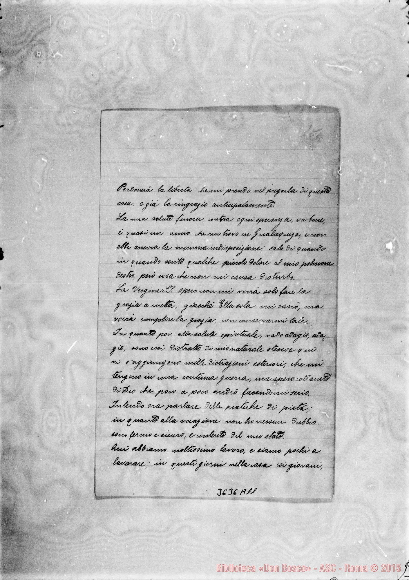 Fotogramma A 11 — Ch. De Maria Giovanni-Don Barberis. Gualaquiza, 20-02-1904