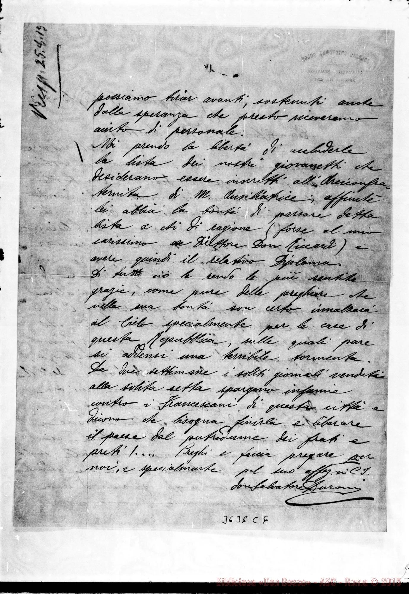 Fotogramma C 6 — Don Salvatore Duroni-Don Barberis. Guayaquil, 9-07-1913
