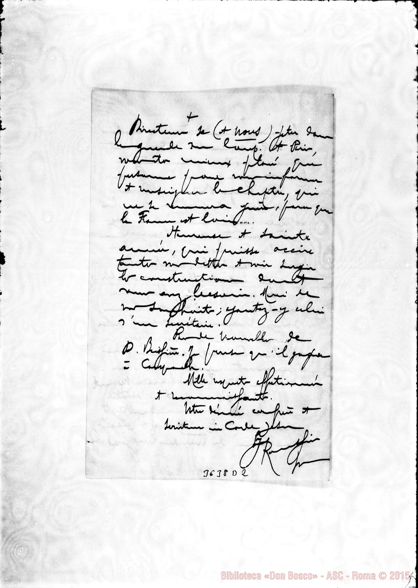 Fotogramma D 2 — Don Luigi Roussin-Don Bologna. Torino, 26-12-1899