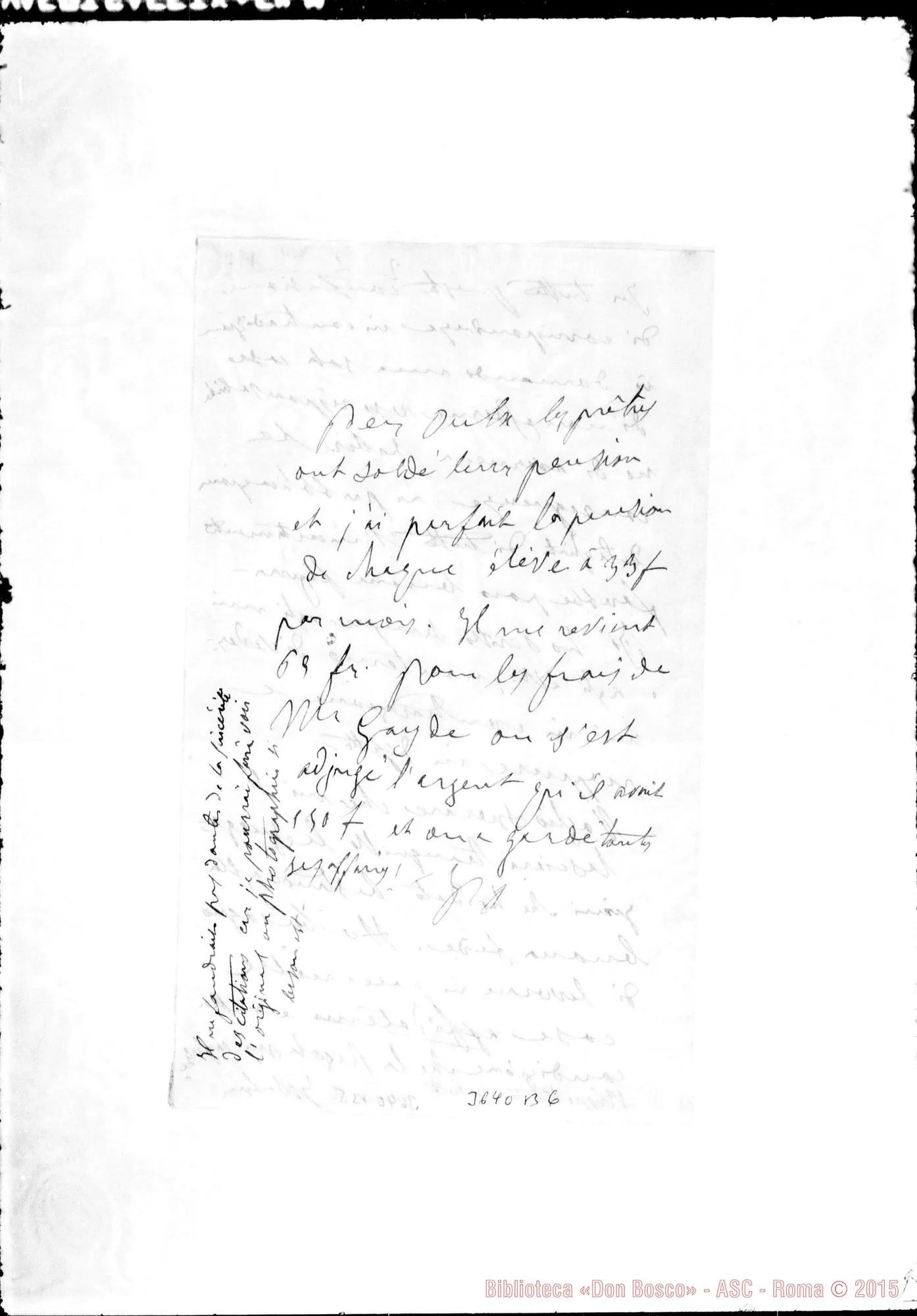 Fotogramma B 6 — Don Bologna-Don Albera. Paris, 2-08-1906