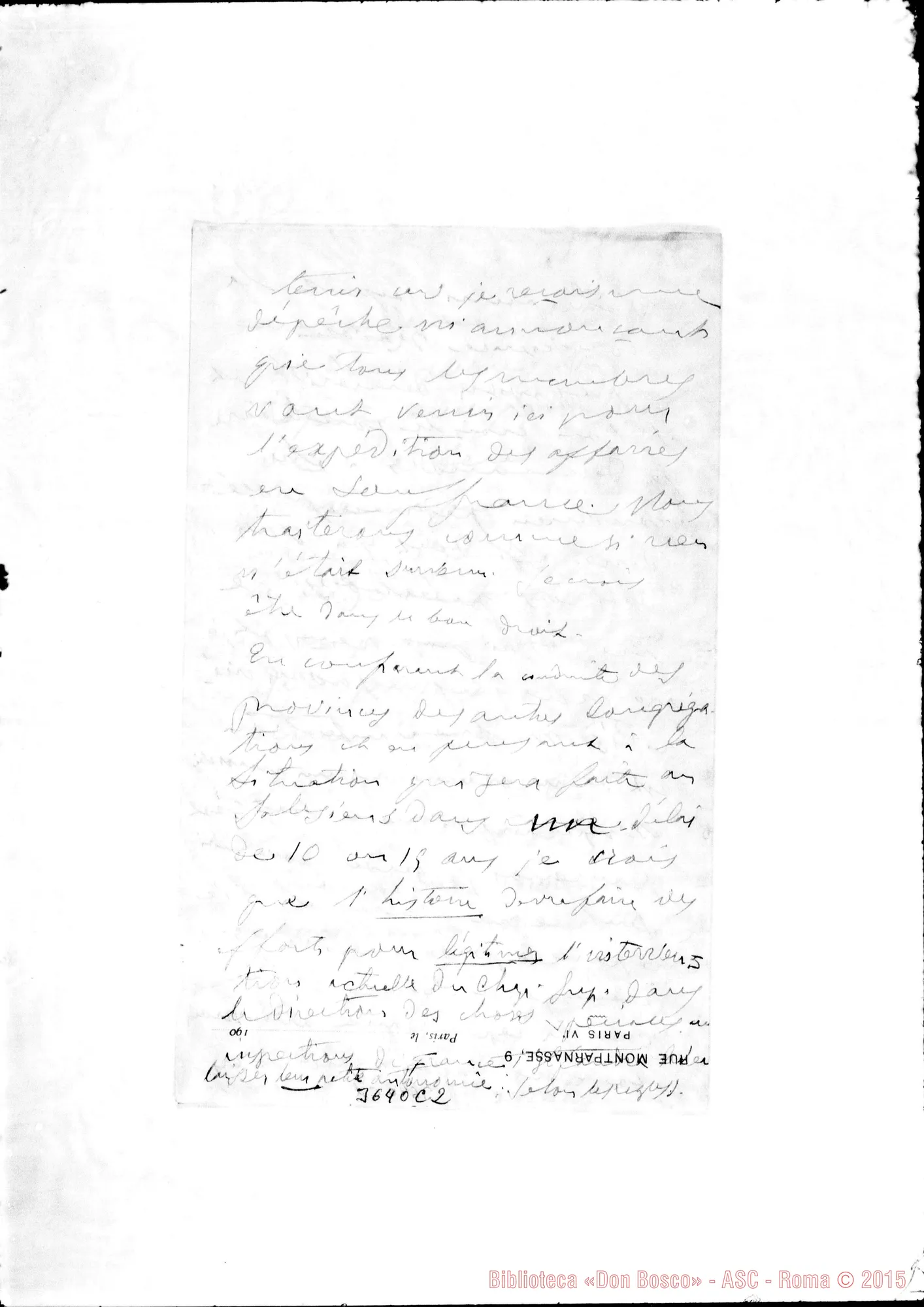 Fotogramma C 2 — Don Bologna-Don Albera. Paris, 29-07-1906