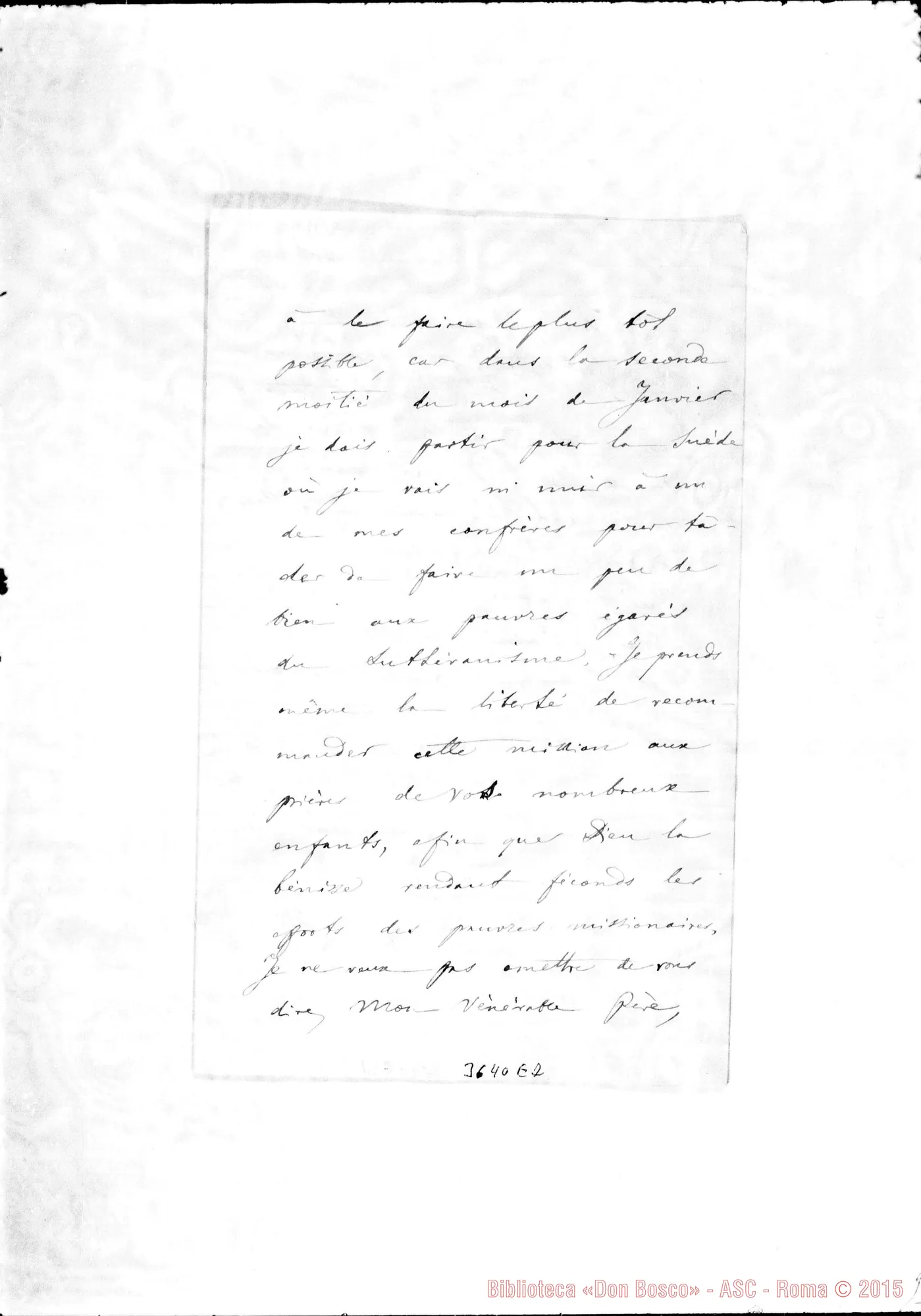 Fotogramma E 2 — Don Fumagalli-Révérend Pére. Paris, 29-12-1883