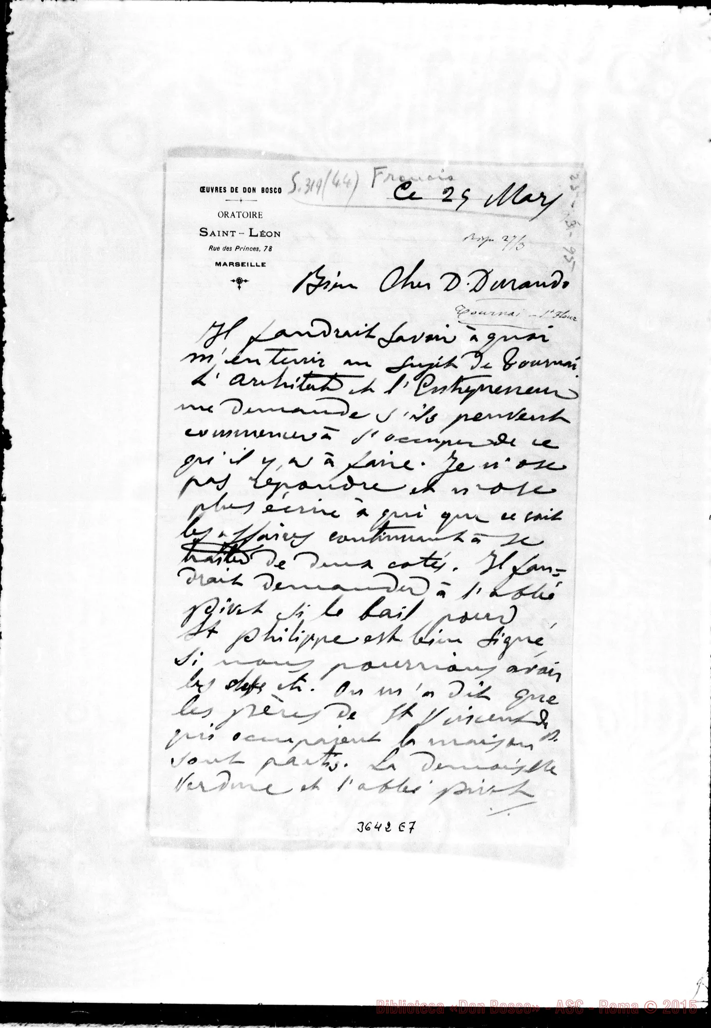 Fotogramma E 7 — Don Bologna-Don Durando. Marseille, 29-03-1895