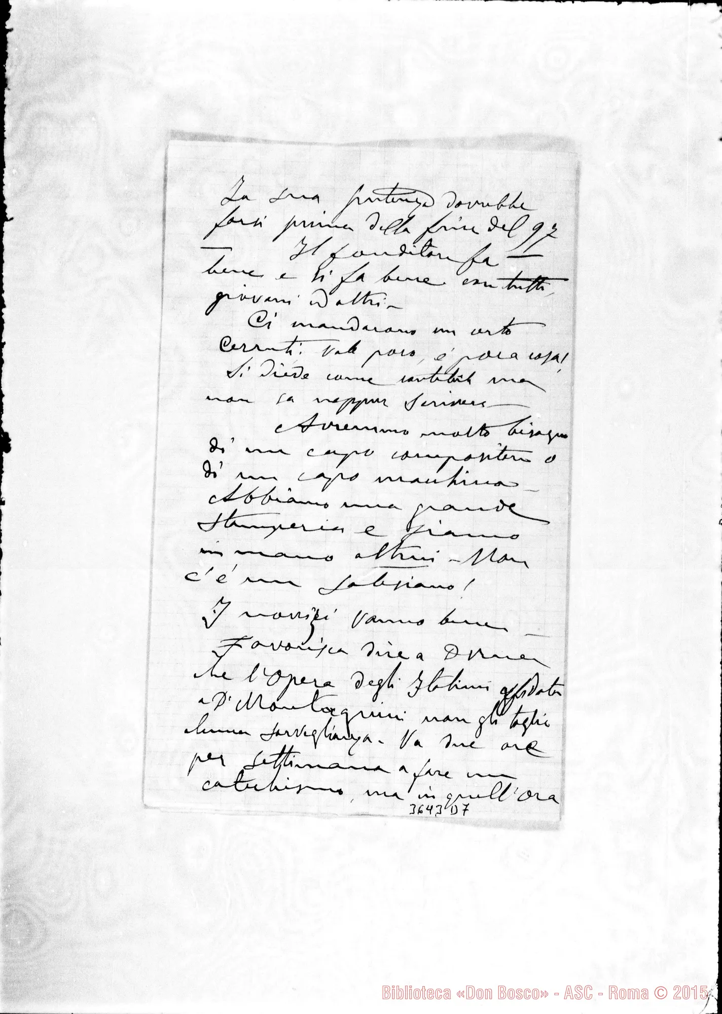 Fotogramma D 7 — Don Bologna-Don Lazzero. Marseille, 19-11-1896