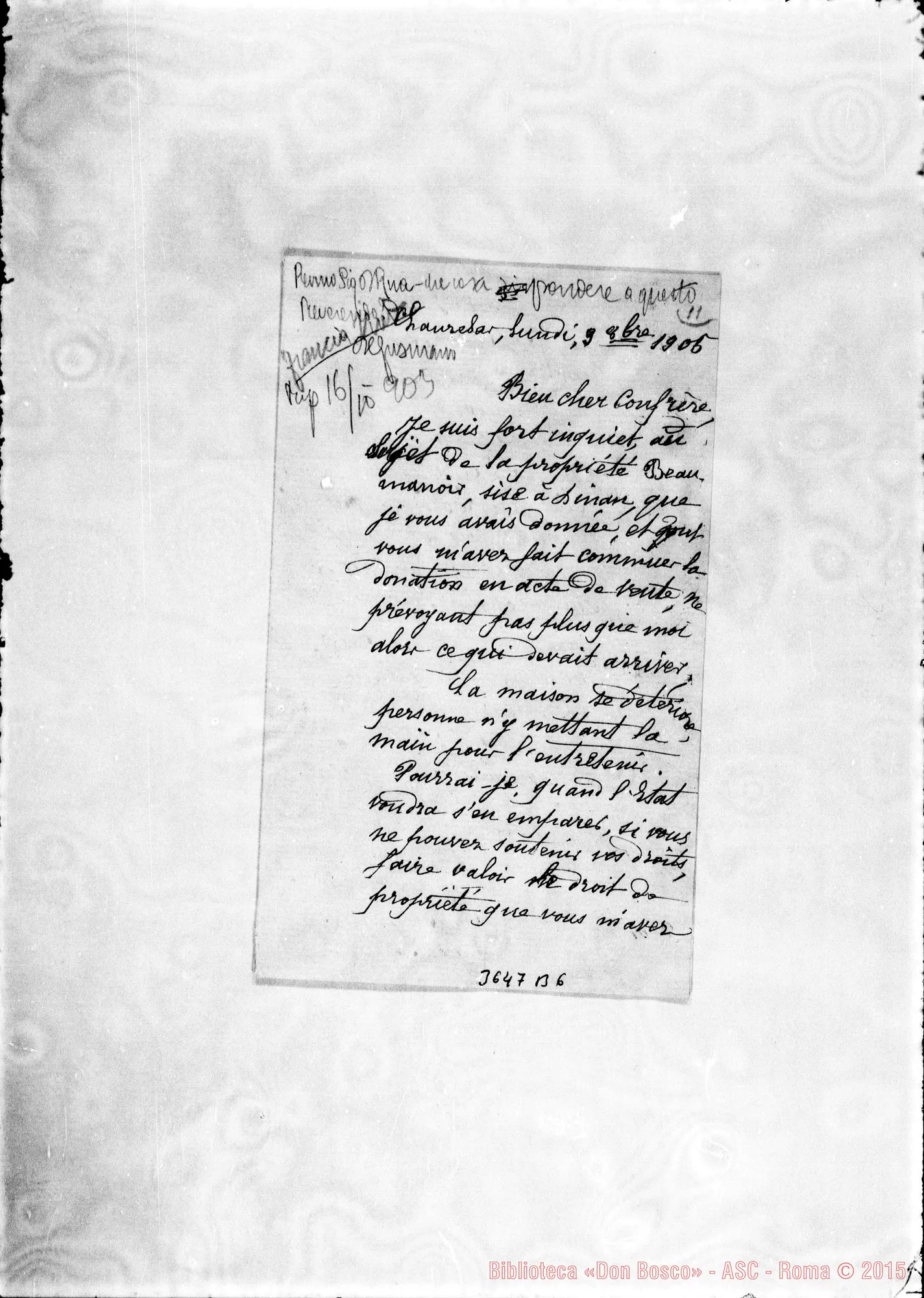 Fotogramma B 6 — J. Martin-Confrère. Chauresar, 3-10-1905