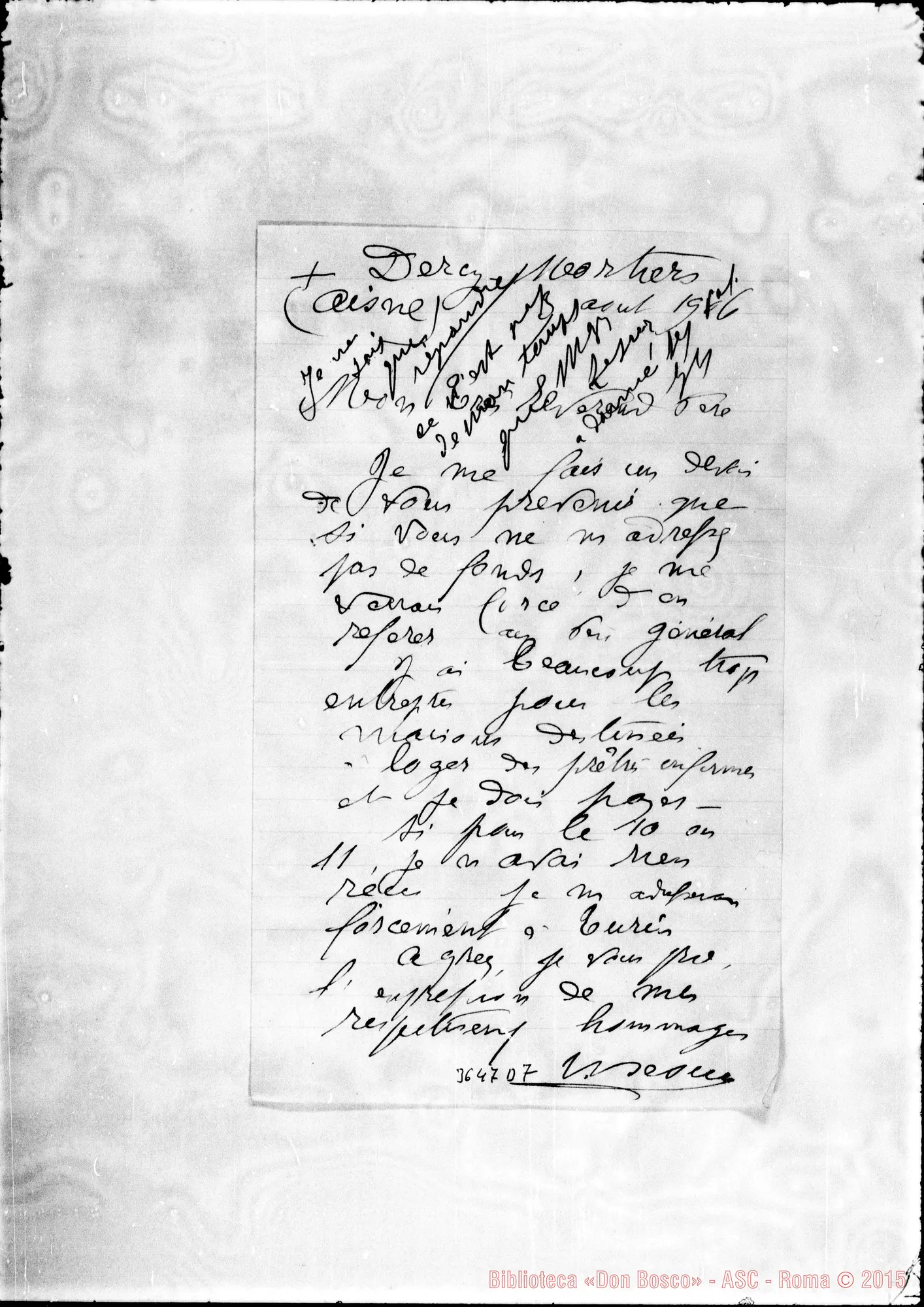 Fotogramma D 7 — Don Bologna, Paris, 8-08-1906. All. lett. di Lesur