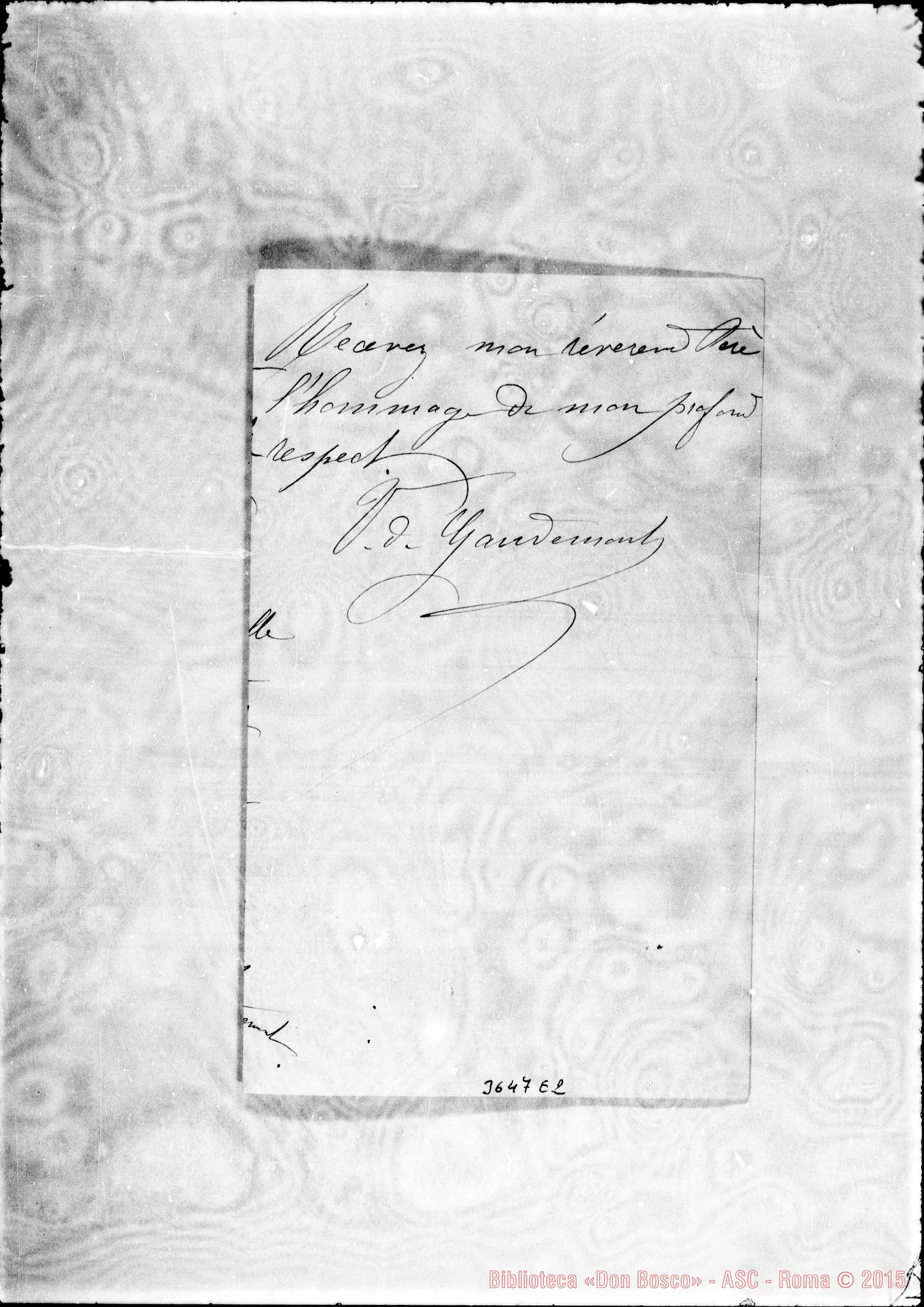 Fotogramma E 2 — Vittoria Guademont-Révérend Pére. Paris, maggio 1907