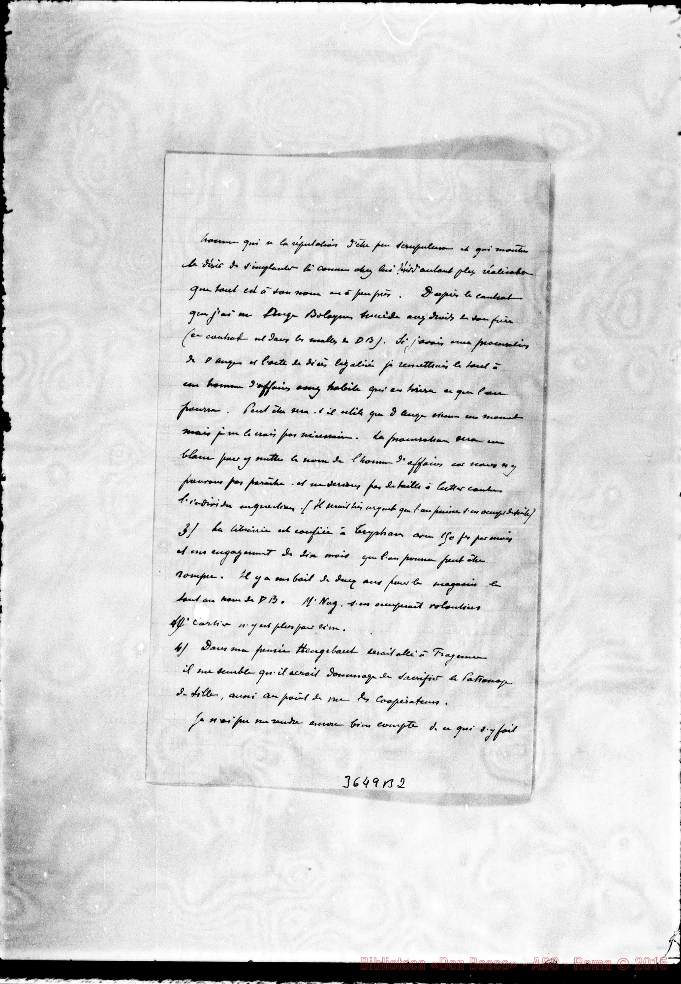 Fotogramma B 2 — Paul-Vénéré Pére. Senza data.