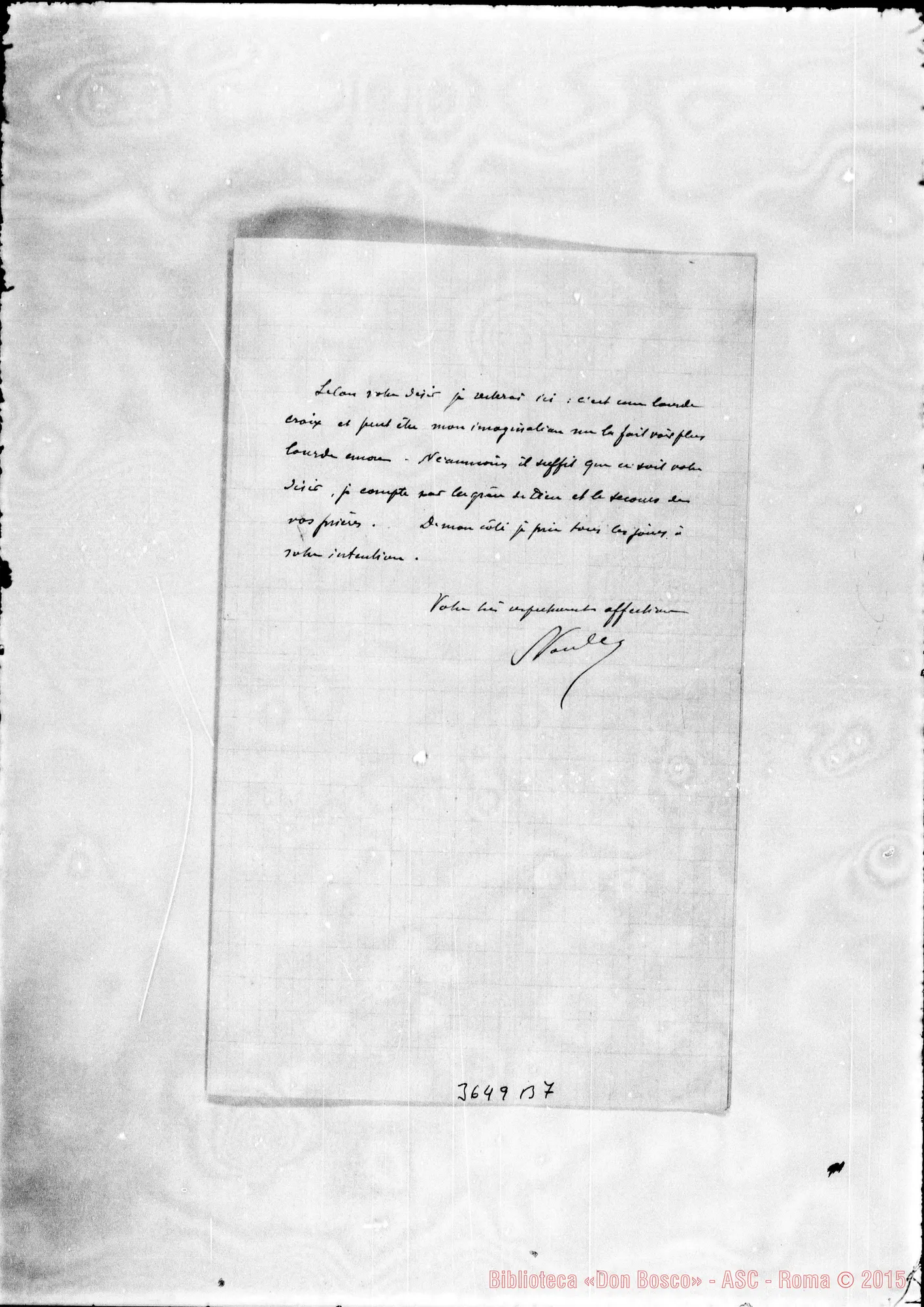 Fotogramma B 7 — Paul-Vénéré Pére. Senza data.